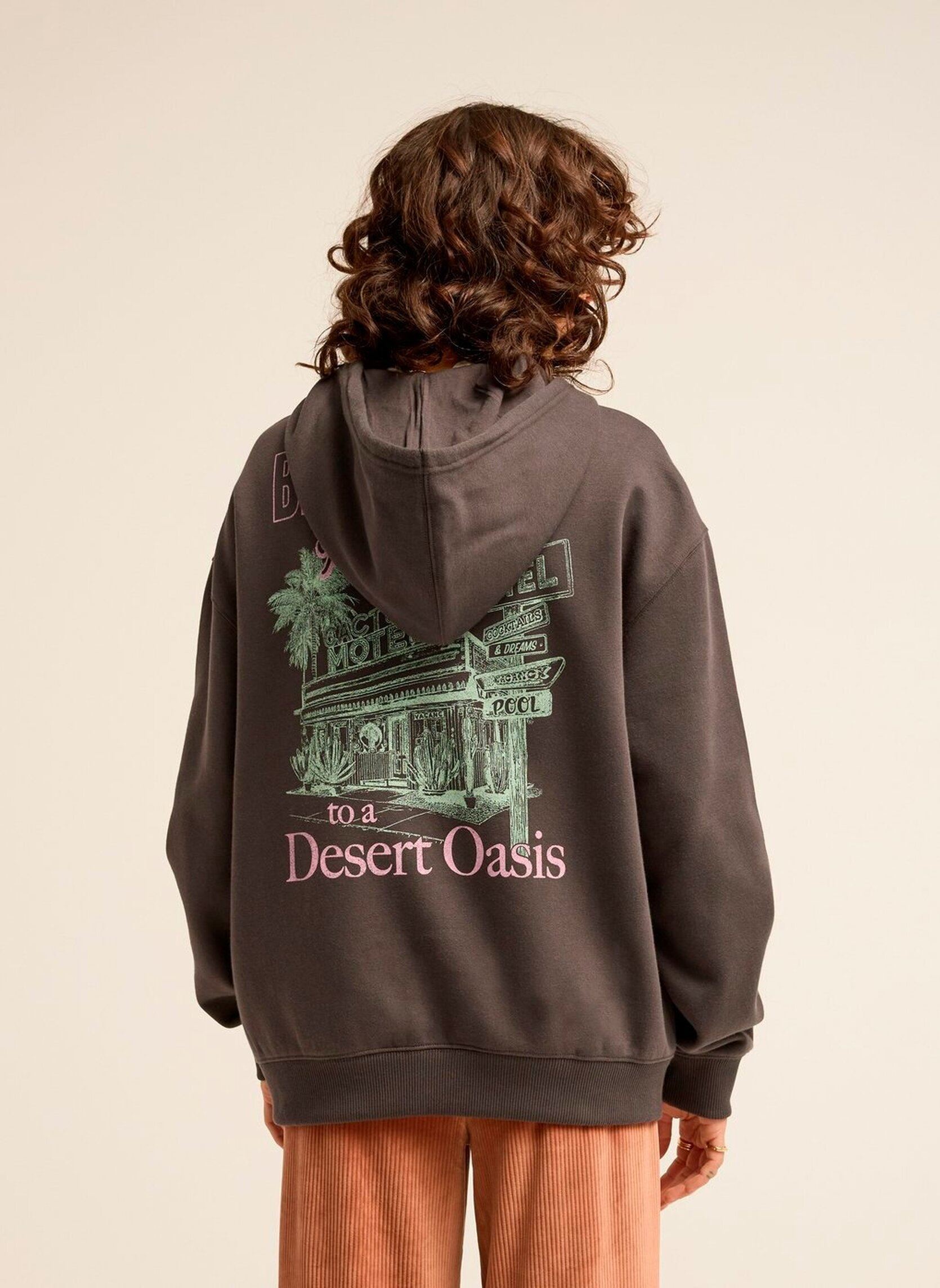 Sweater Midnight Session dames grijs Billabong Sweater Midnight Session dames grijs OFF BLACK