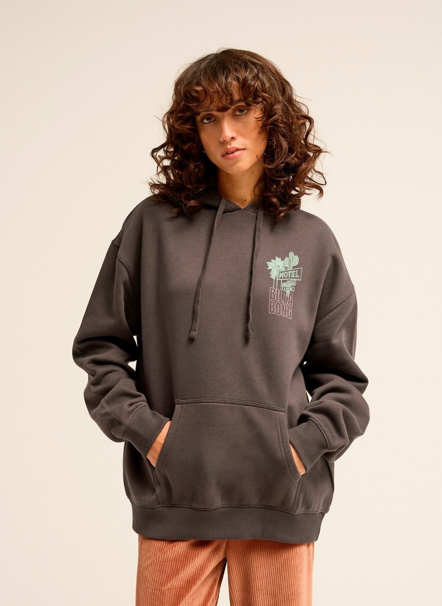 Sweater Midnight Session dames grijs Billabong Sweater Midnight Session dames grijs OFF BLACK