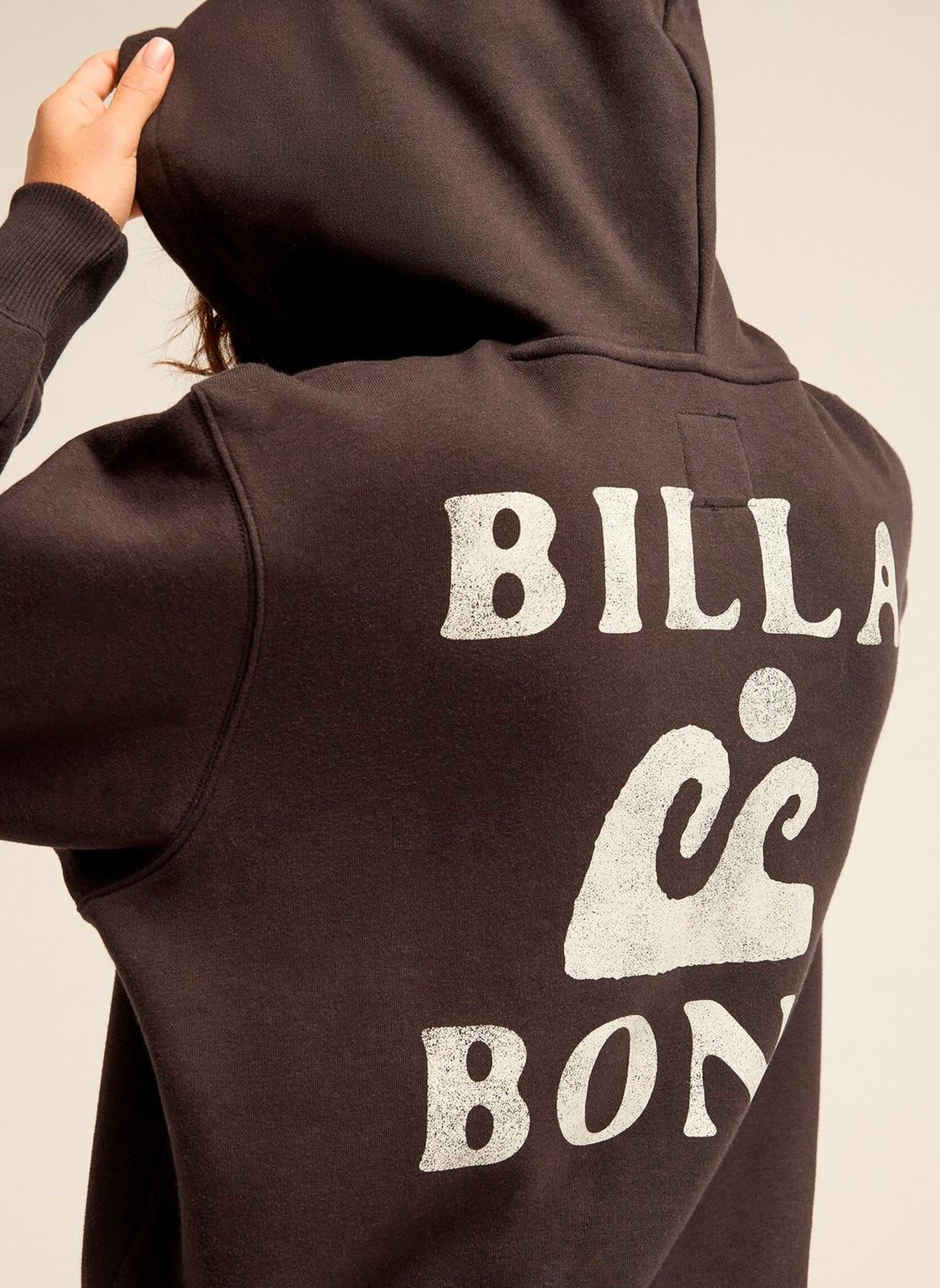 Sweatshirts Surfing In Town femme noir Billabong Sweatshirts Surfing In Town femme noir BLACK PEBBLE