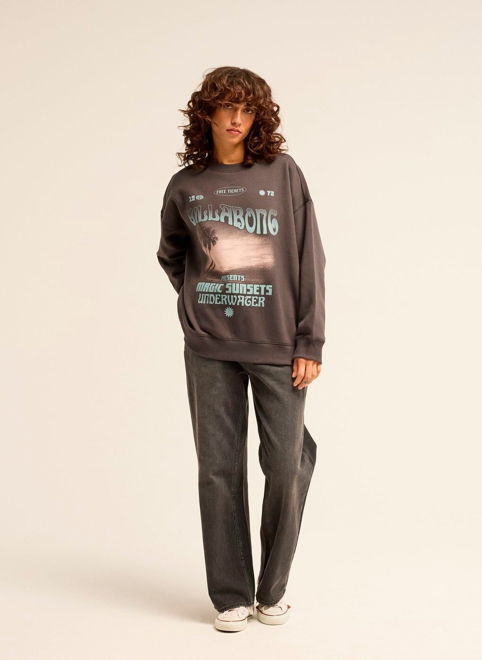 Sweatshirts Take A Tour damen schwarz Billabong Sweatshirts Take A Tour damen schwarz OFF BLACK