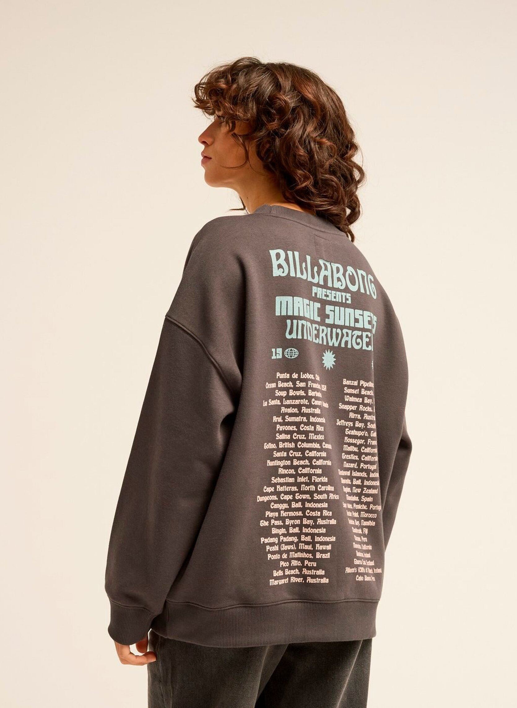 Sweatshirts Take A Tour damen schwarz Billabong Sweatshirts Take A Tour damen schwarz OFF BLACK