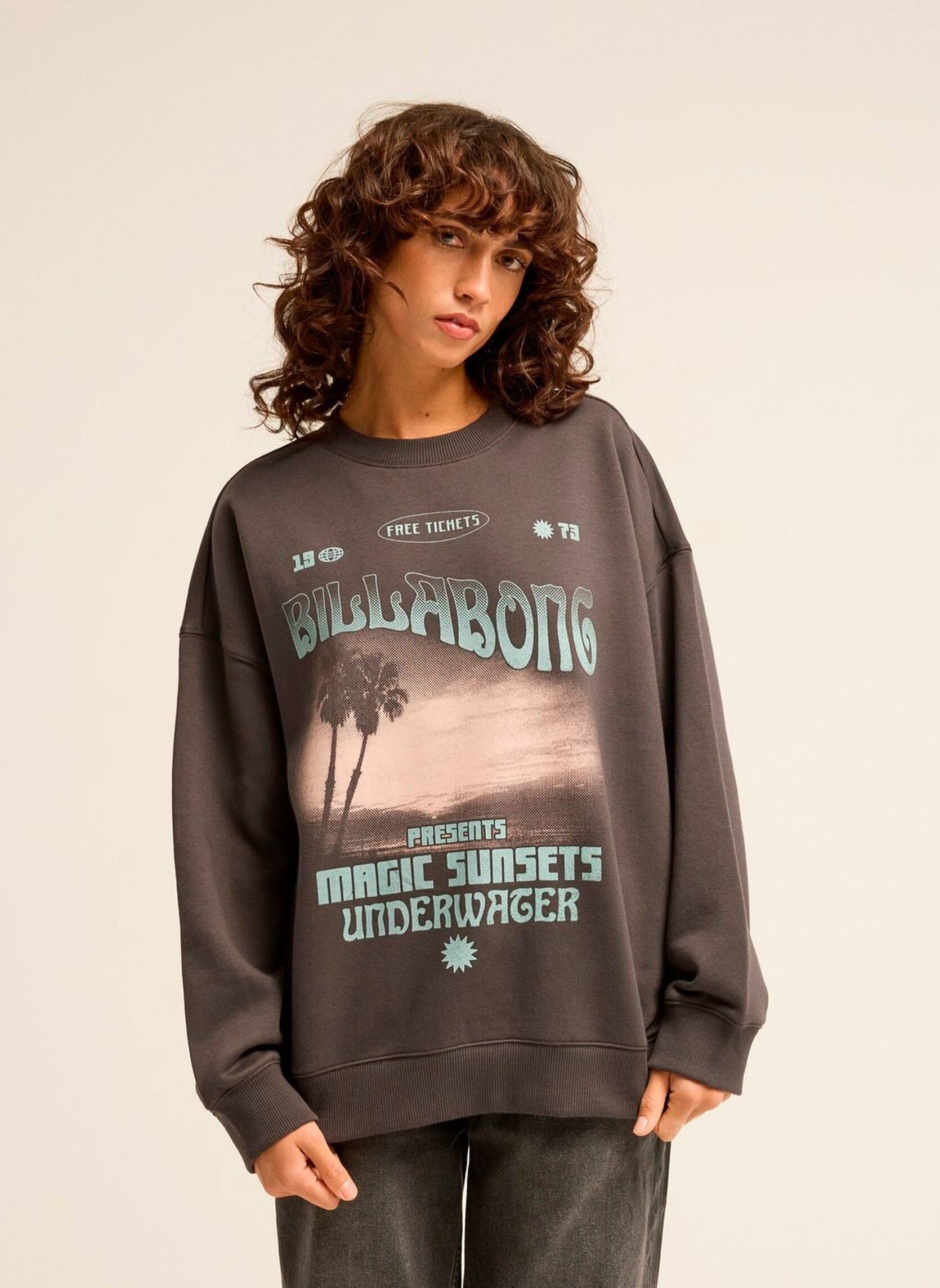 Sweatshirts Take A Tour damen schwarz Billabong Sweatshirts Take A Tour damen schwarz OFF BLACK
