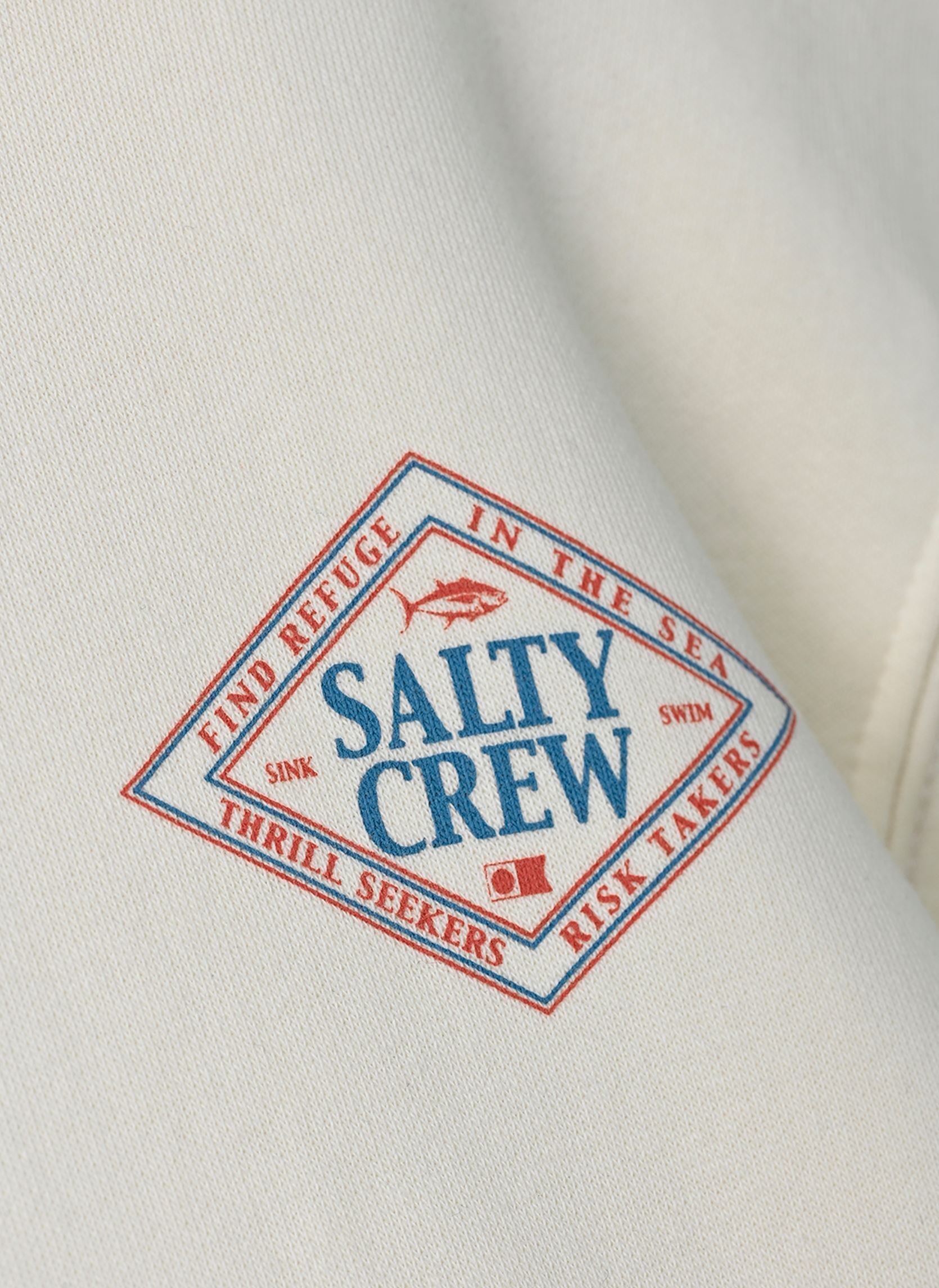 Sweatshirts Iconic Boys Fleece K jungen weiß Salty Crew Sweatshirts Iconic Boys Fleece K jungen weiß MOONBEAM