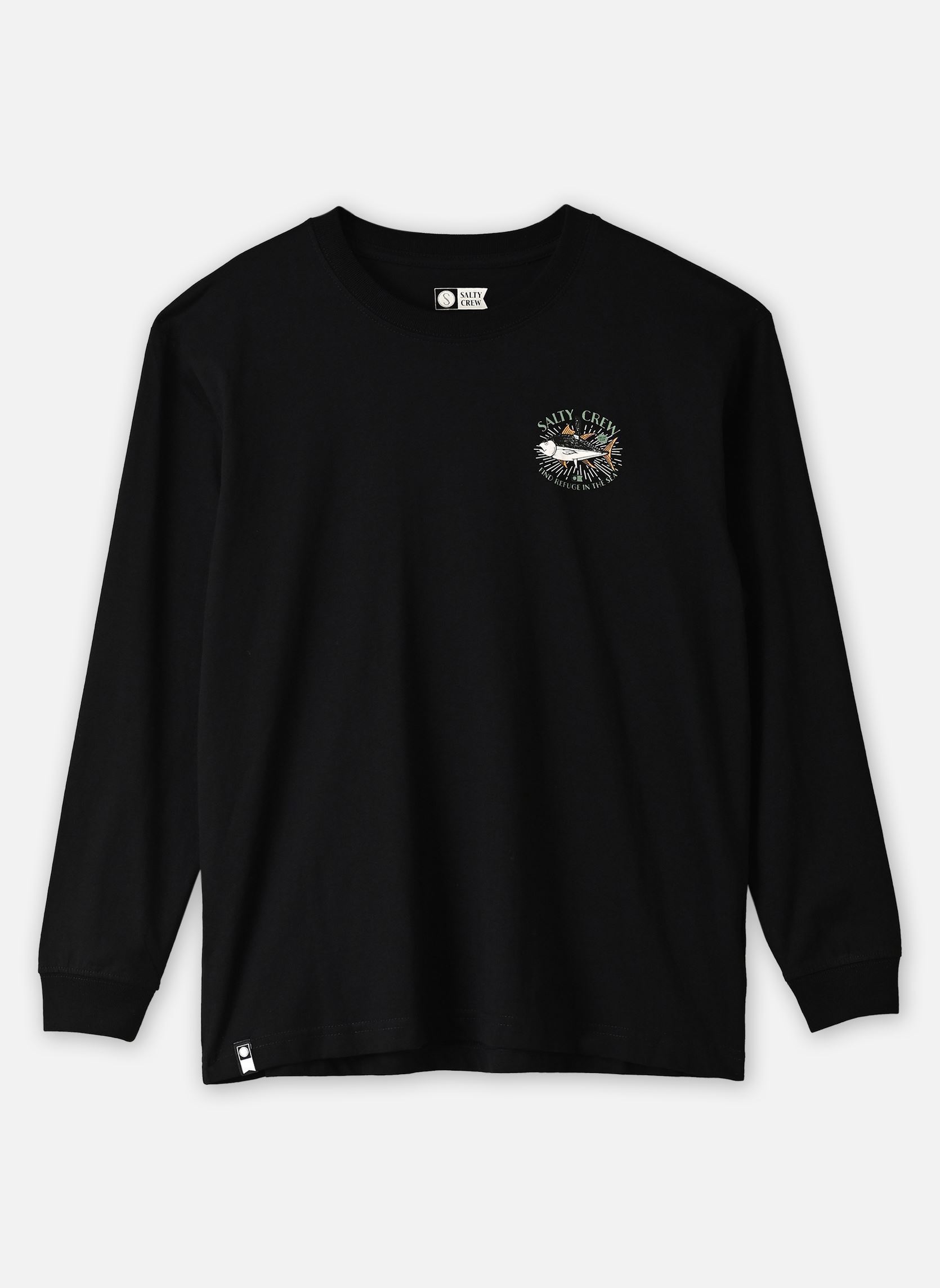 Tee-shirts Omakase Boys Ls Tee K garçon noir Salty Crew Tee-shirts Omakase Boys Ls Tee K garçon noir BLACK