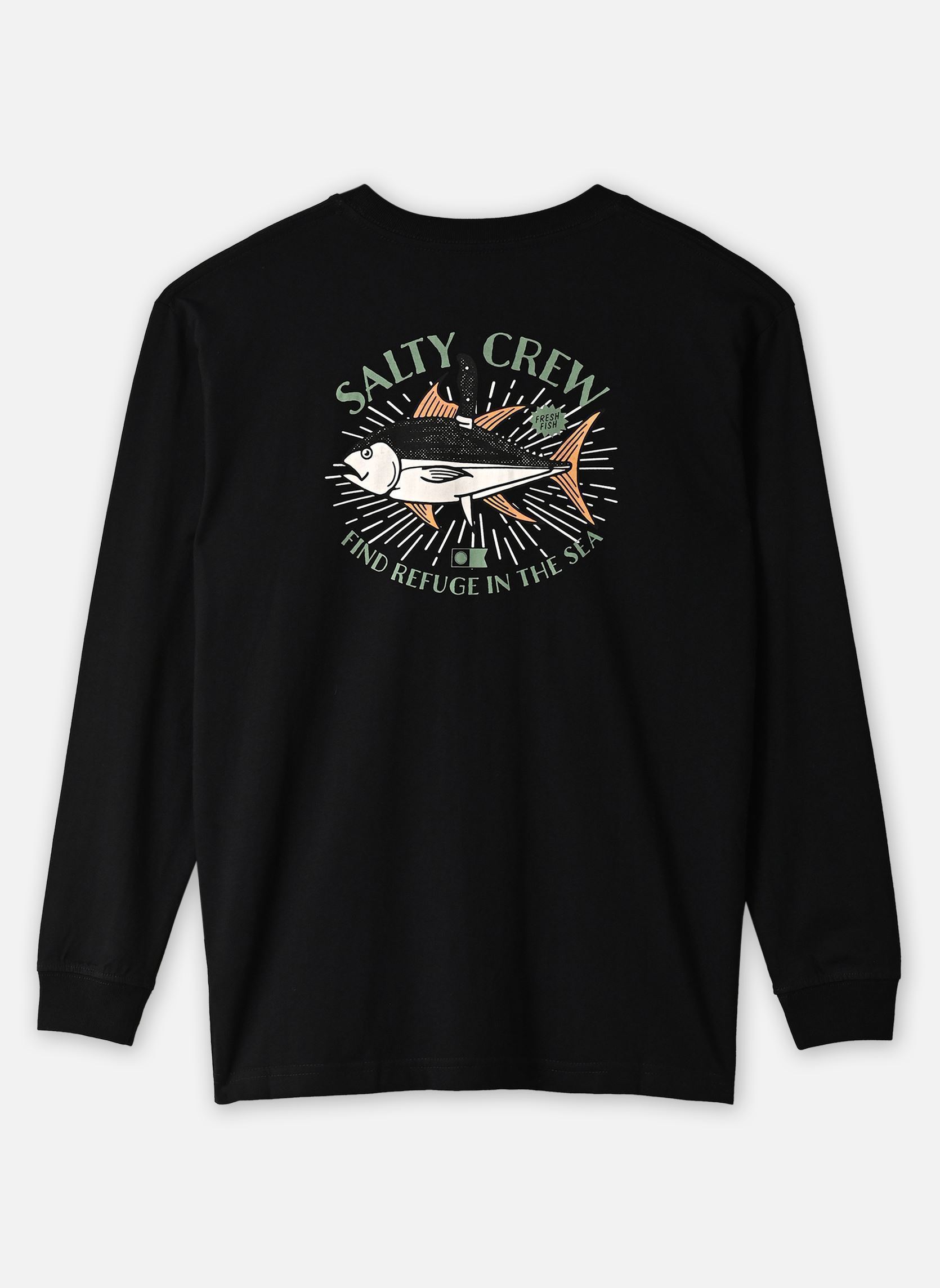 Tee-shirts Omakase Boys Ls Tee K garçon noir Salty Crew Tee-shirts Omakase Boys Ls Tee K garçon noir BLACK