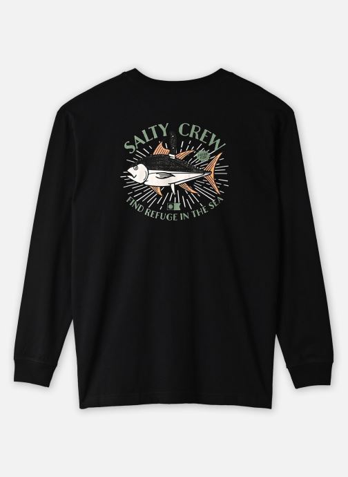 Salty Crew Tee-shirts Omakase Boys Ls Tee K garçon noir