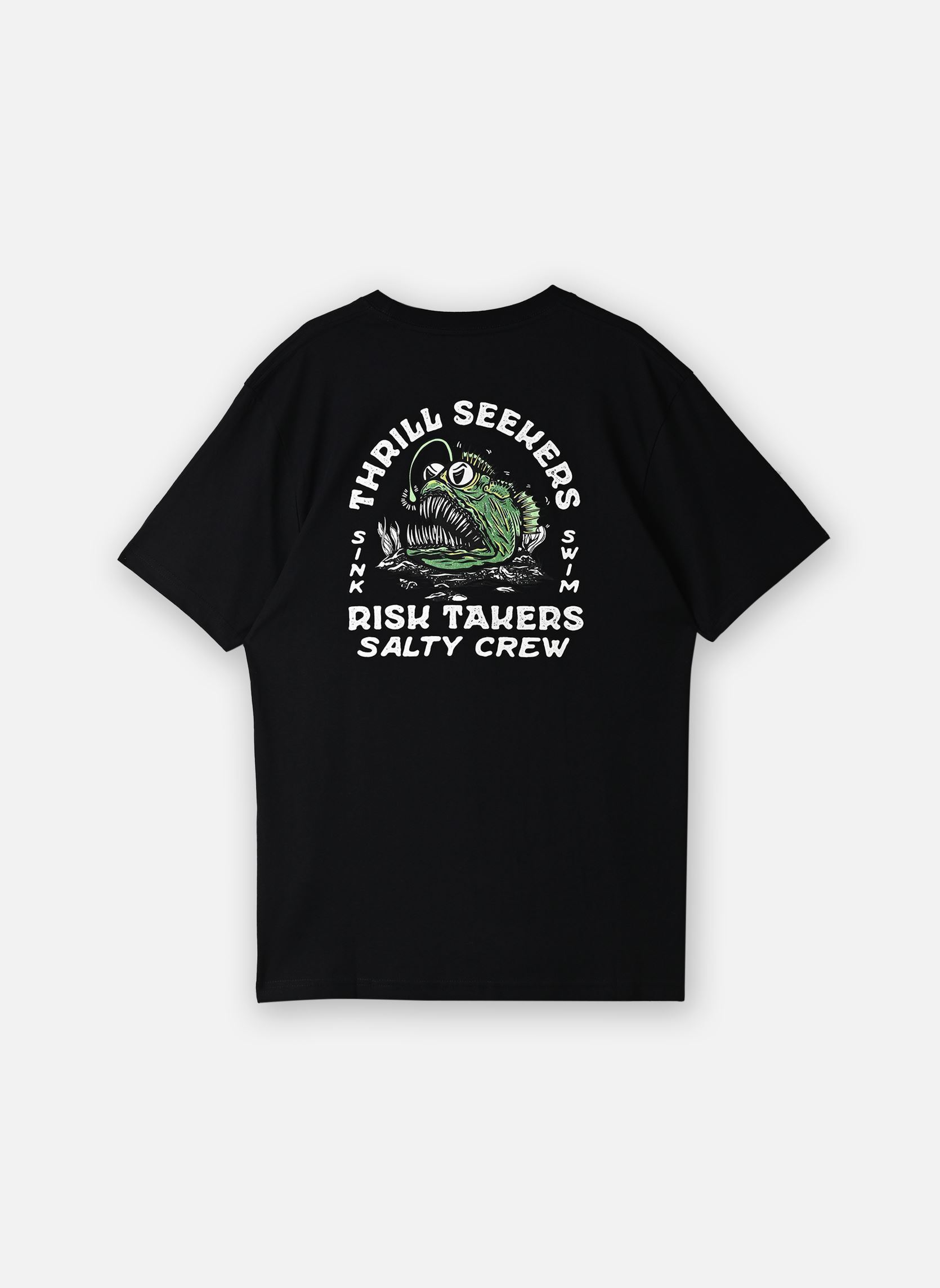 T-Shirts Angler Fish Monst Ss Tee herren schwarz Salty Crew T-Shirts Angler Fish Monst Ss Tee herren schwarz BLACK