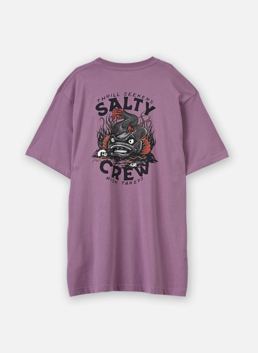 Salty Crew T-Shirts Catfish Monst Ss Tee herren violett