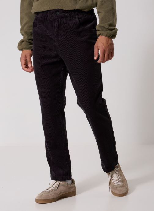 Salty Crew Pantalons droits Cruiser Cord Pants homme noir
