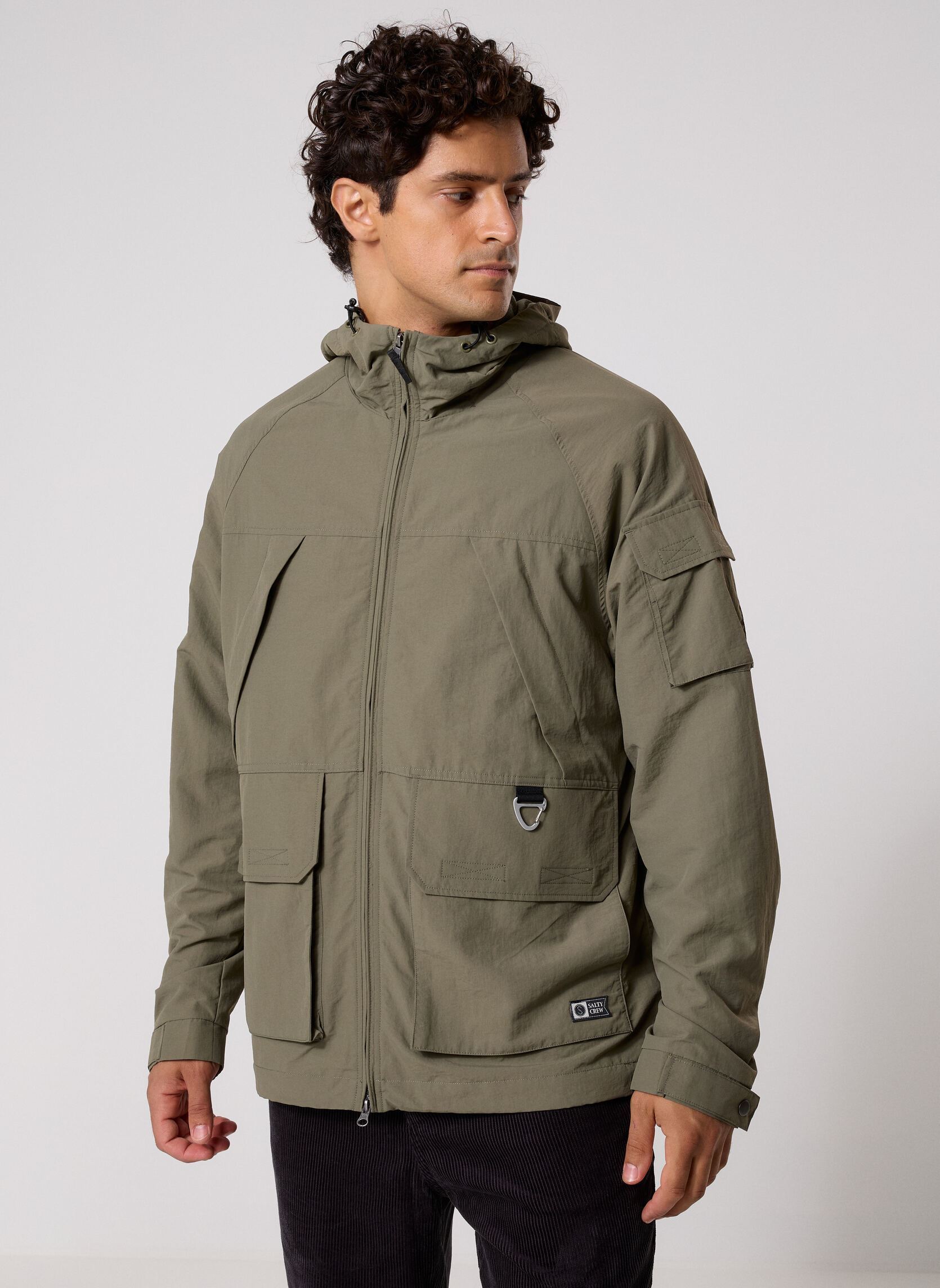 Blousons Drift Parka homme kaki Salty Crew Blousons Drift Parka homme kaki DUSTY OLIVE
