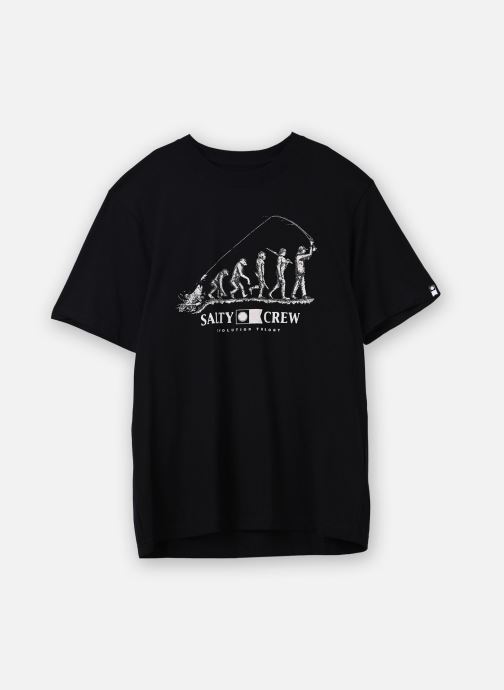 Salty Crew T-Shirts Evolution Theory Ss Tee herren schwarz