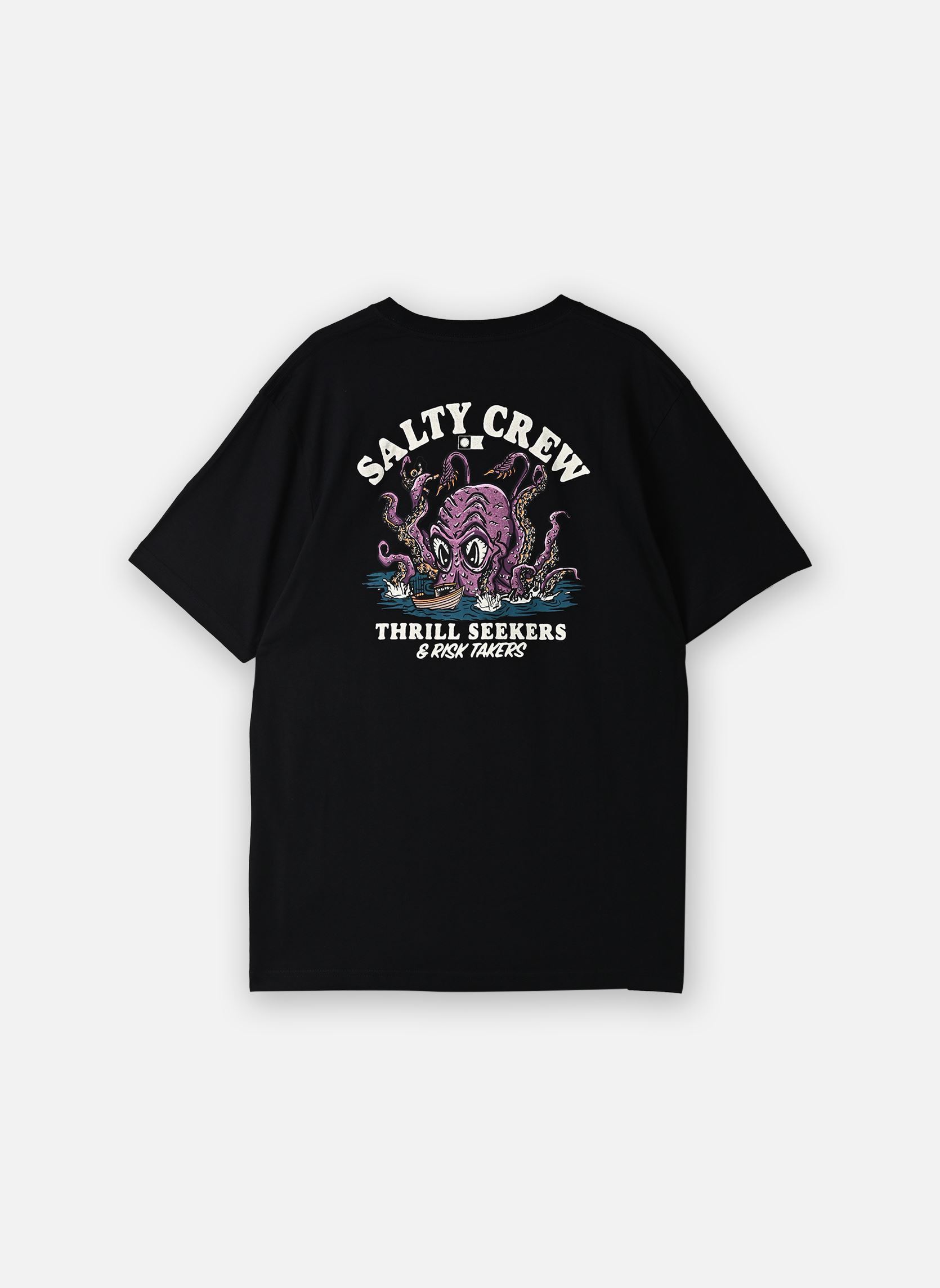 T-Shirts Kraken Monst Ss Tee herren schwarz Salty Crew T-Shirts Kraken Monst Ss Tee herren schwarz BLACK