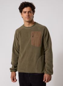 Fleece truien Reel Polar Crew heren khaki