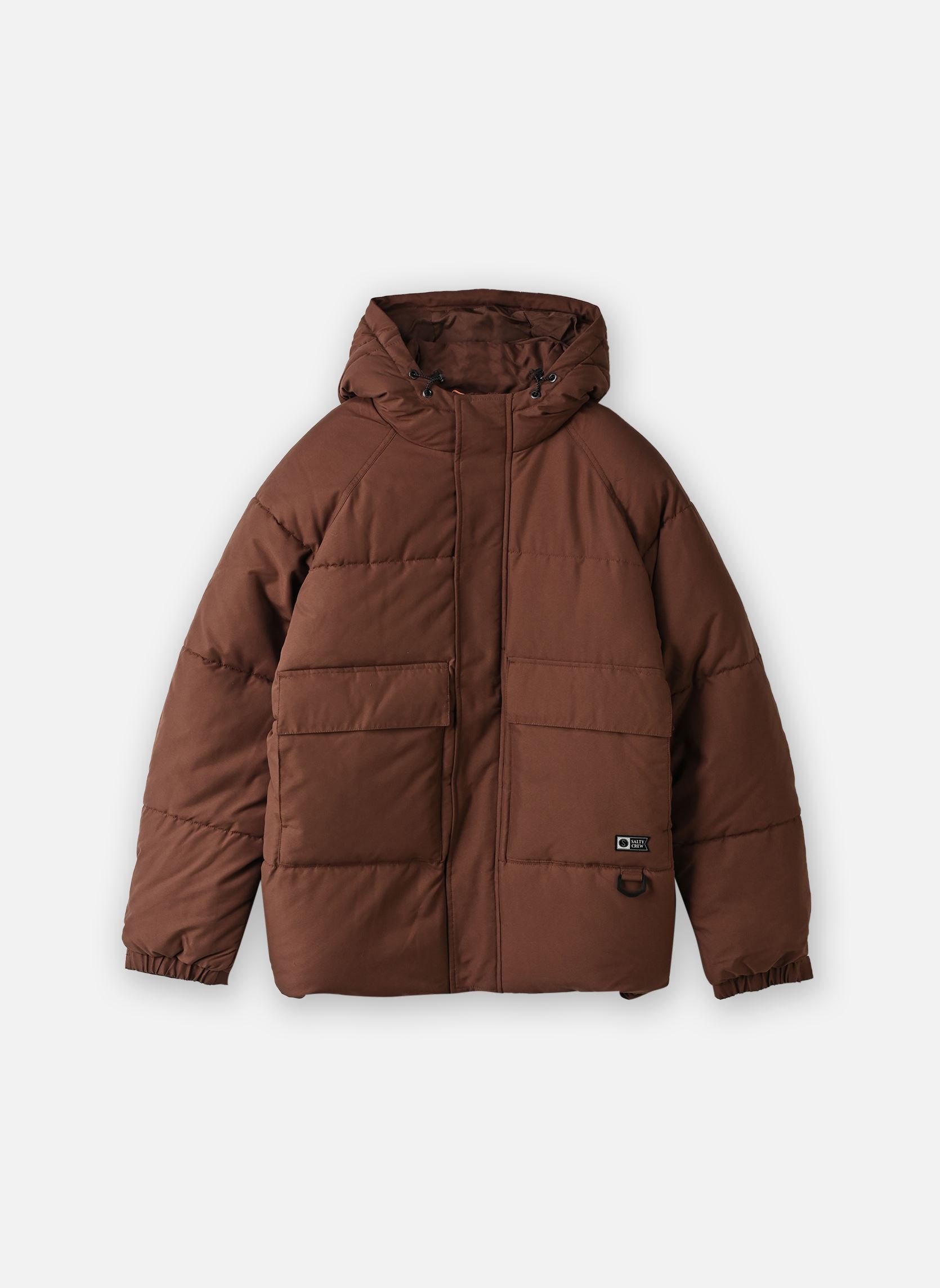 Daunenjacken Storm Down herren braun Salty Crew Daunenjacken Storm Down herren braun ROCKY ROAD