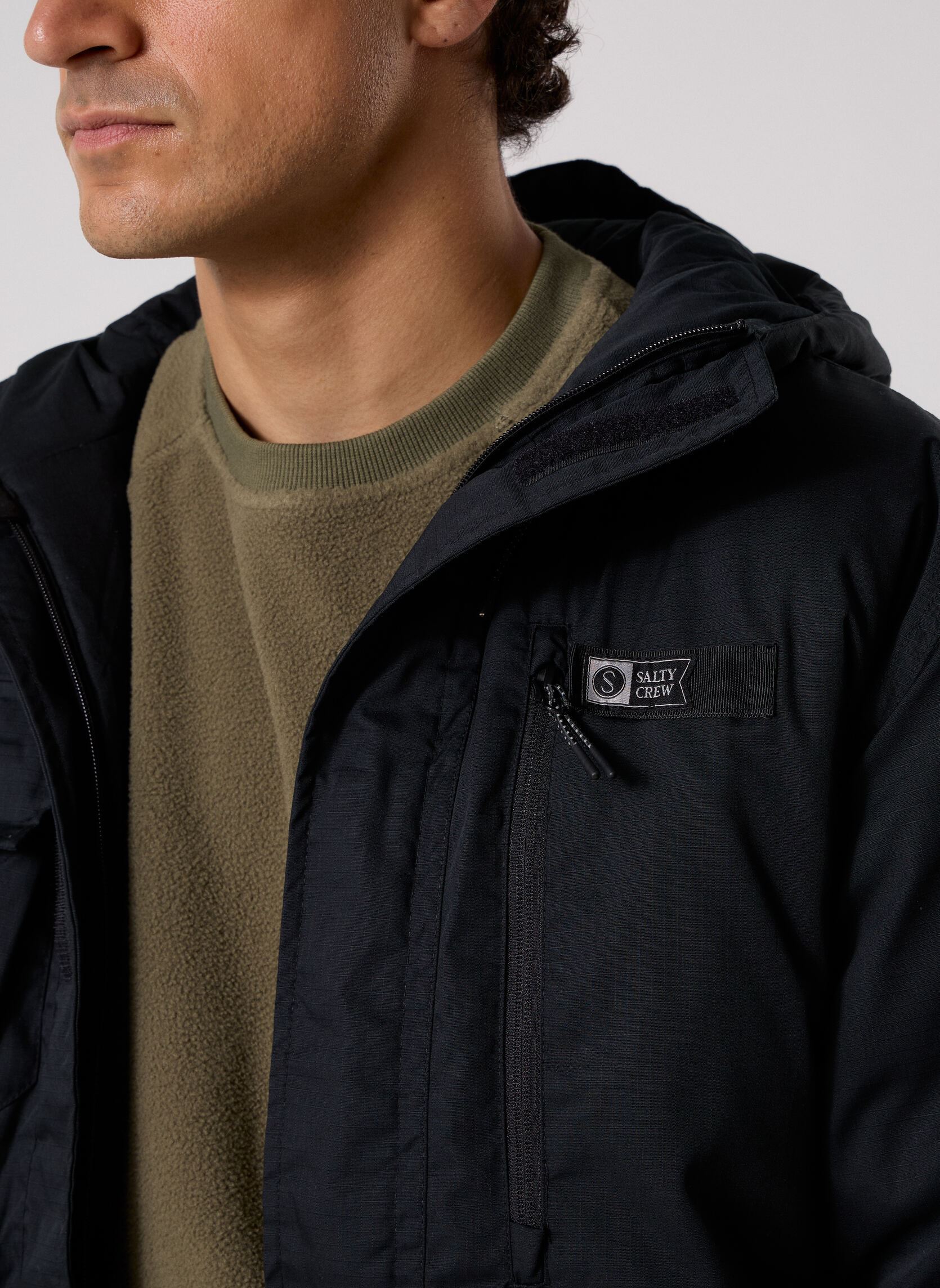 Blousons Torent Tech Jacket homme marine Salty Crew Blousons Torent Tech Jacket homme marine BLACK