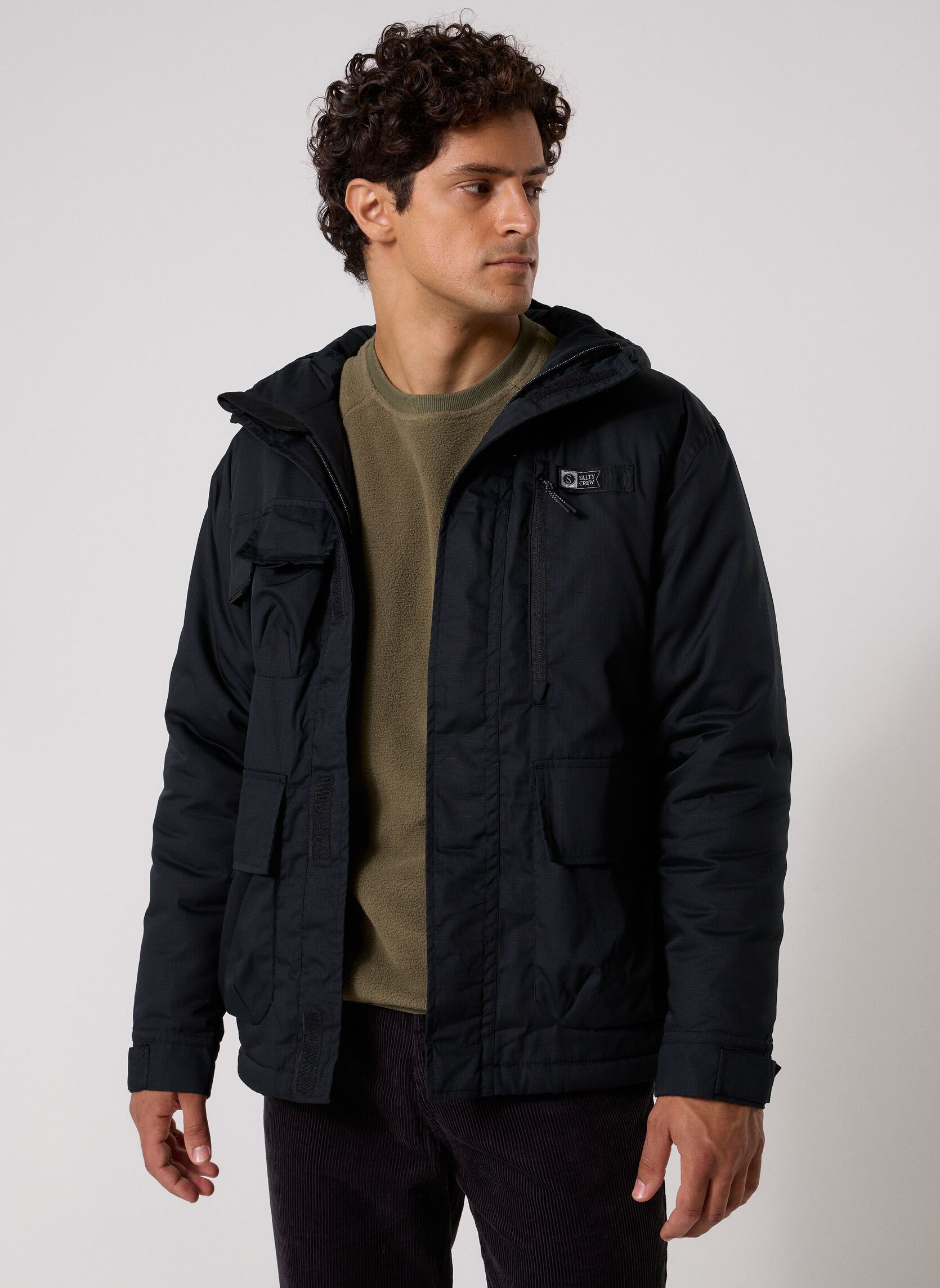 Blousons Torent Tech Jacket homme marine Salty Crew Blousons Torent Tech Jacket homme marine BLACK