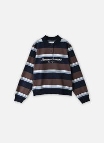 Poloshirts Sadory ls polo 15512 damen mehrfarbig Samsoe Samsoe Poloshirts Sadory ls polo 15512 damen mehrfarbig BROWN BLUE ST.