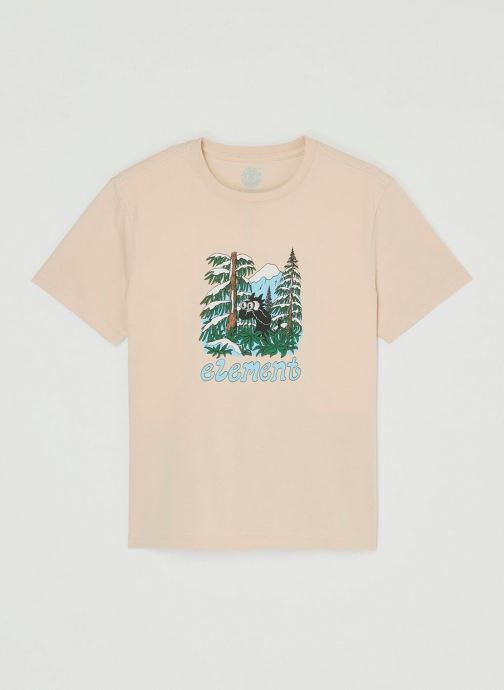 Element T-Shirts Watching Ss Y jungen beige