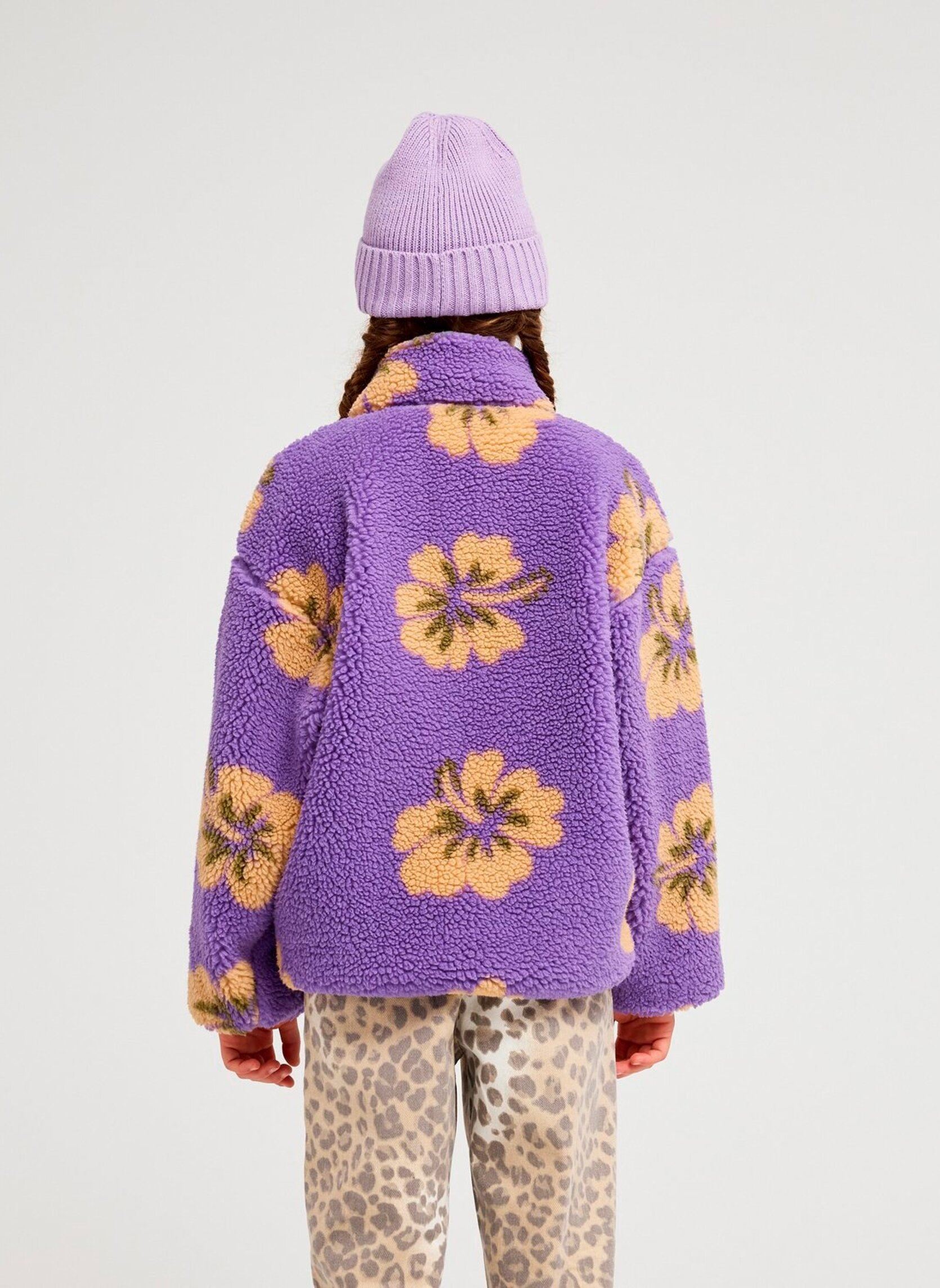 Fleece truien Like Electricity Y meisjes paars Roxy Fleece truien Like Electricity Y meisjes paars DAHLIA PURPLE BOLD HIBI