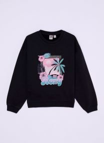 Sweats Lineup Crew Brushed Y fille noir