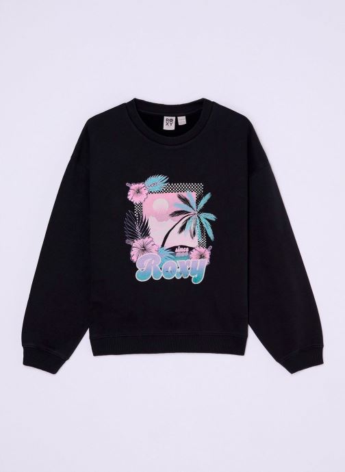 Roxy Sweats Lineup Crew Brushed Y fille noir