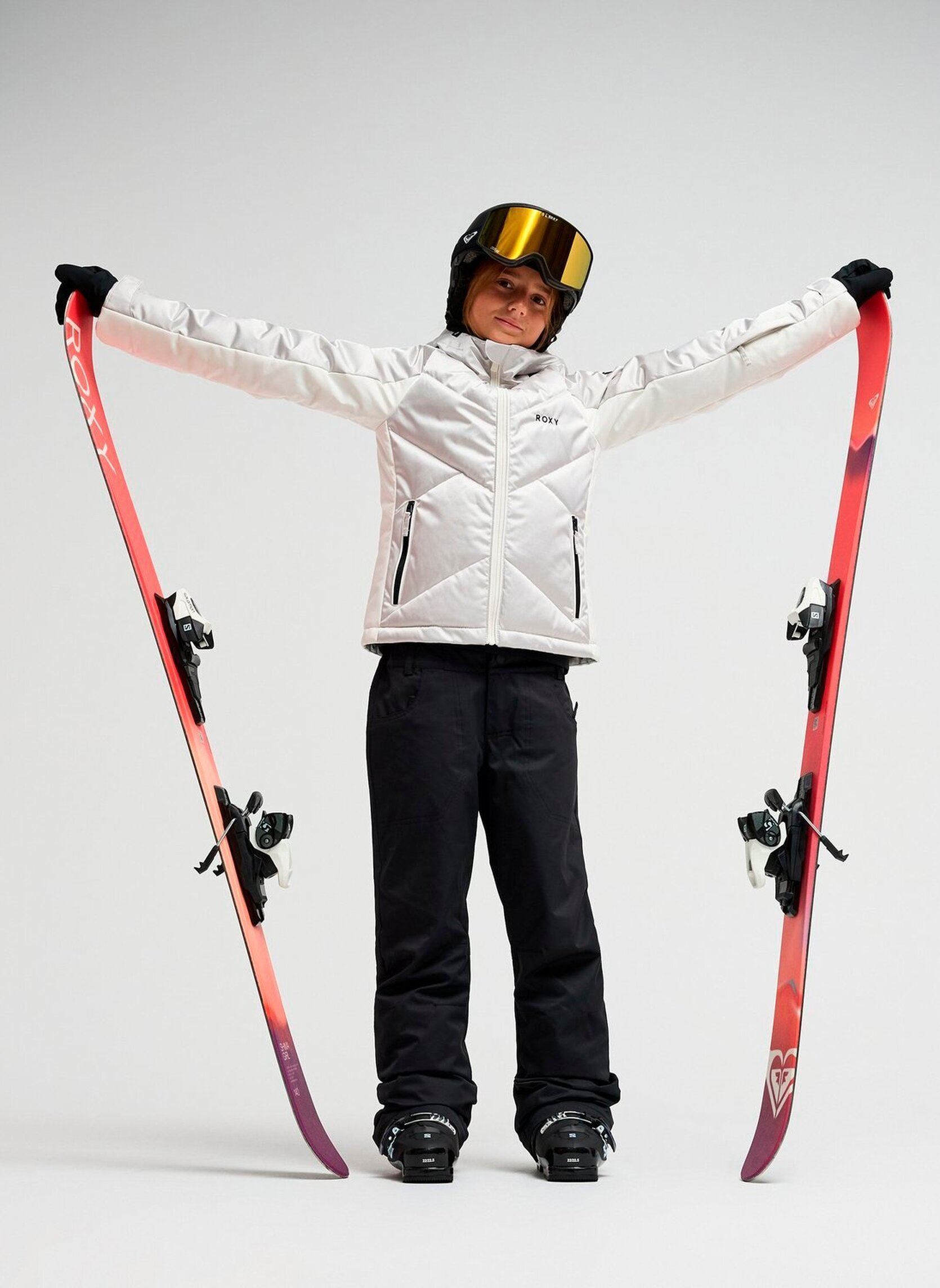 Doudounes Snowdrift Y fille gris Roxy Doudounes Snowdrift Y fille gris SILVER