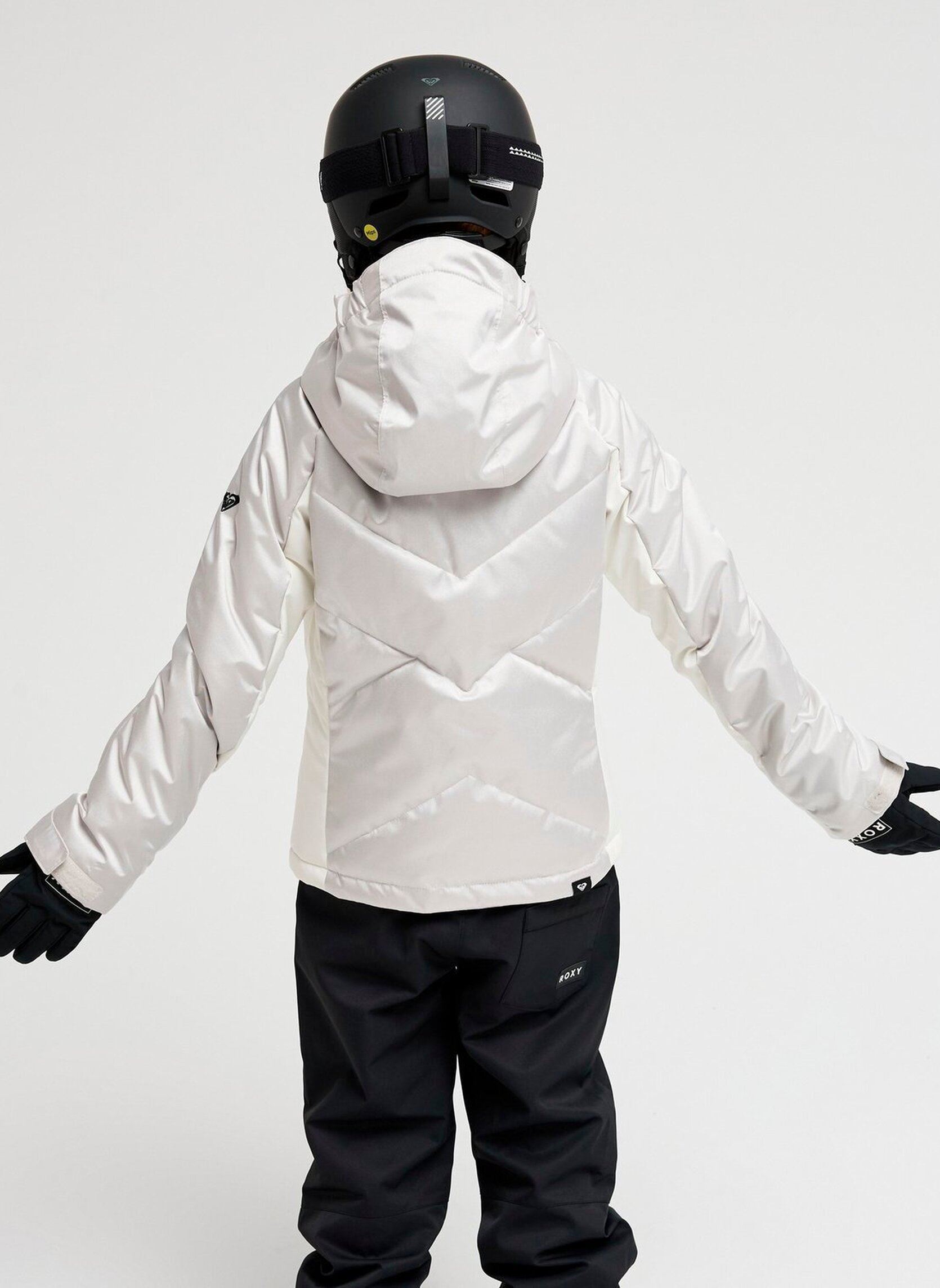 Doudounes Snowdrift Y fille gris Roxy Doudounes Snowdrift Y fille gris SILVER