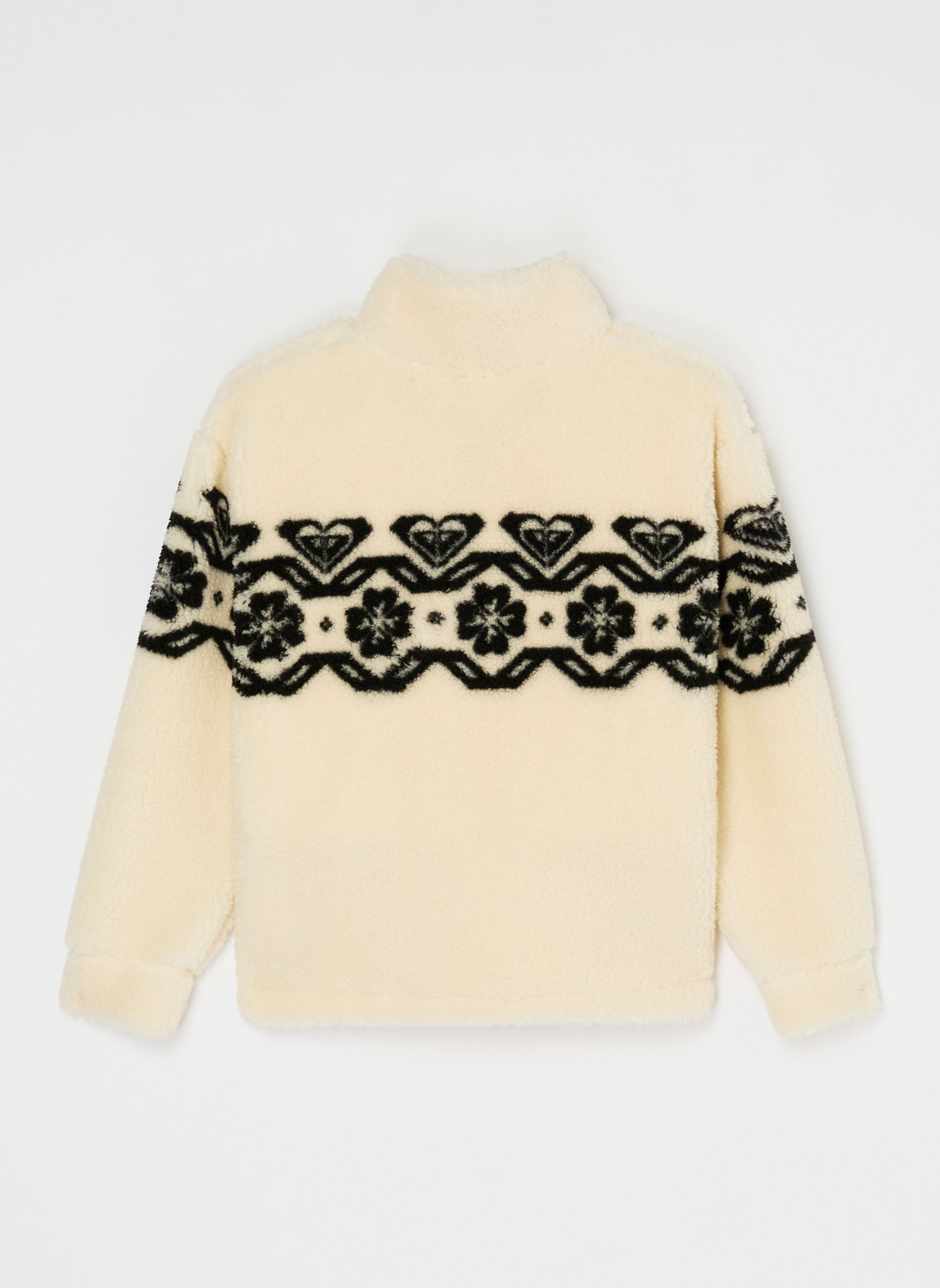 Fleece truien Treasure Soul G Y meisjes wit Roxy Fleece truien Treasure Soul G Y meisjes wit COCONUT MILK