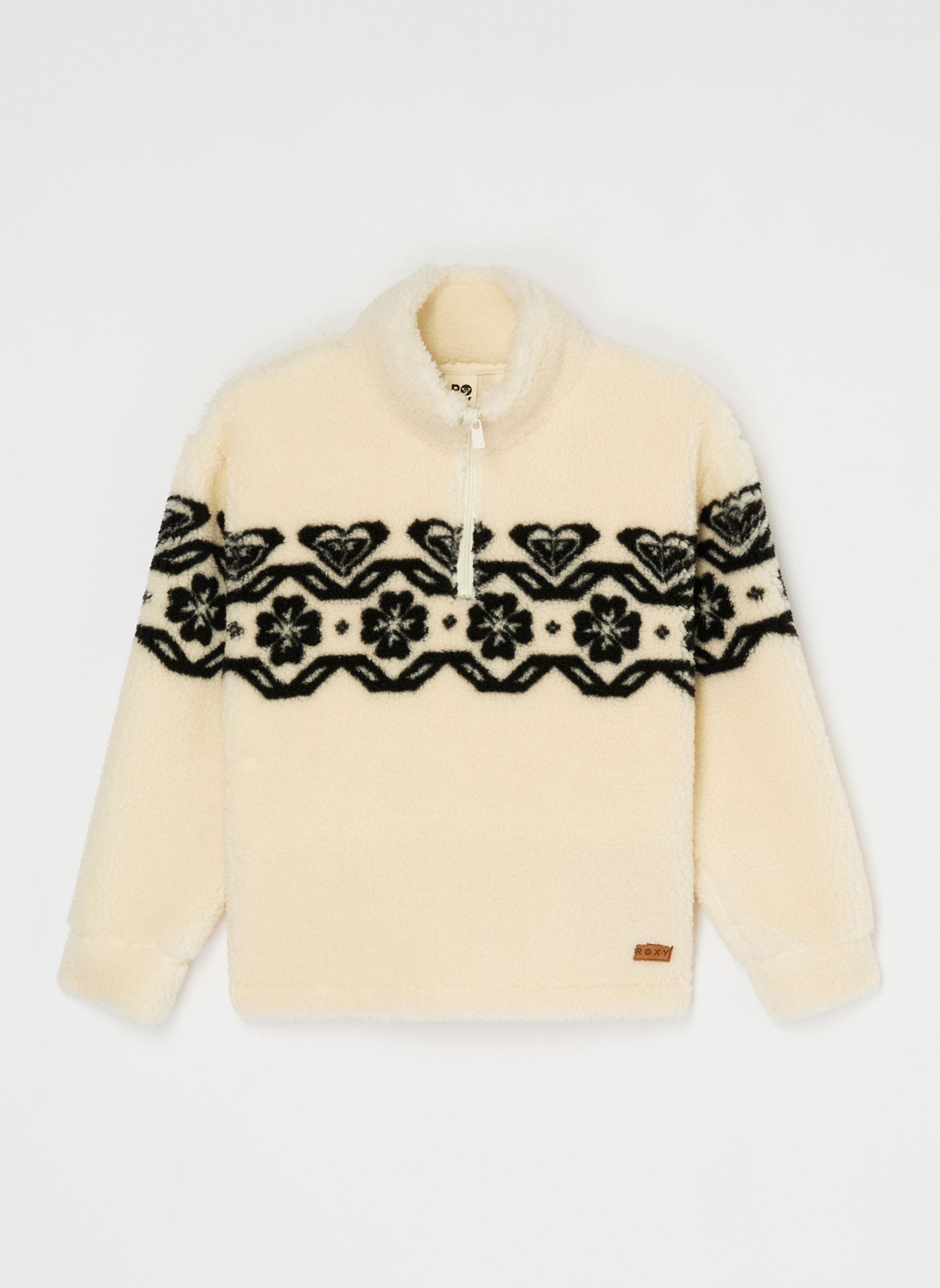 Fleece truien Treasure Soul G Y meisjes wit Roxy Fleece truien Treasure Soul G Y meisjes wit COCONUT MILK