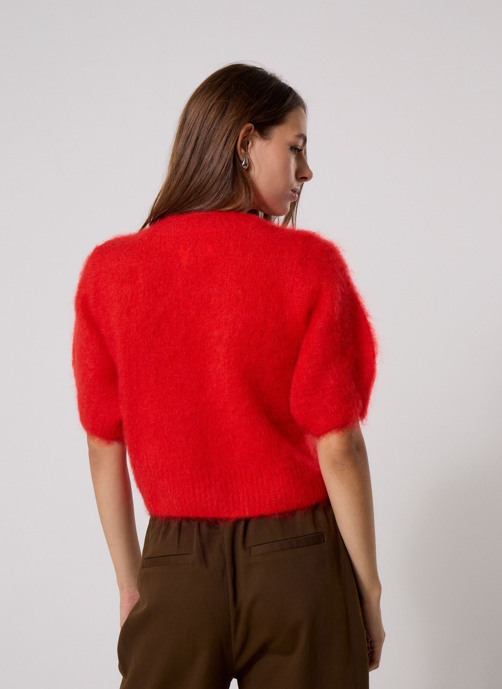 Truien Alexa dames rood Des Petits Hauts Truien Alexa dames rood ROUGE