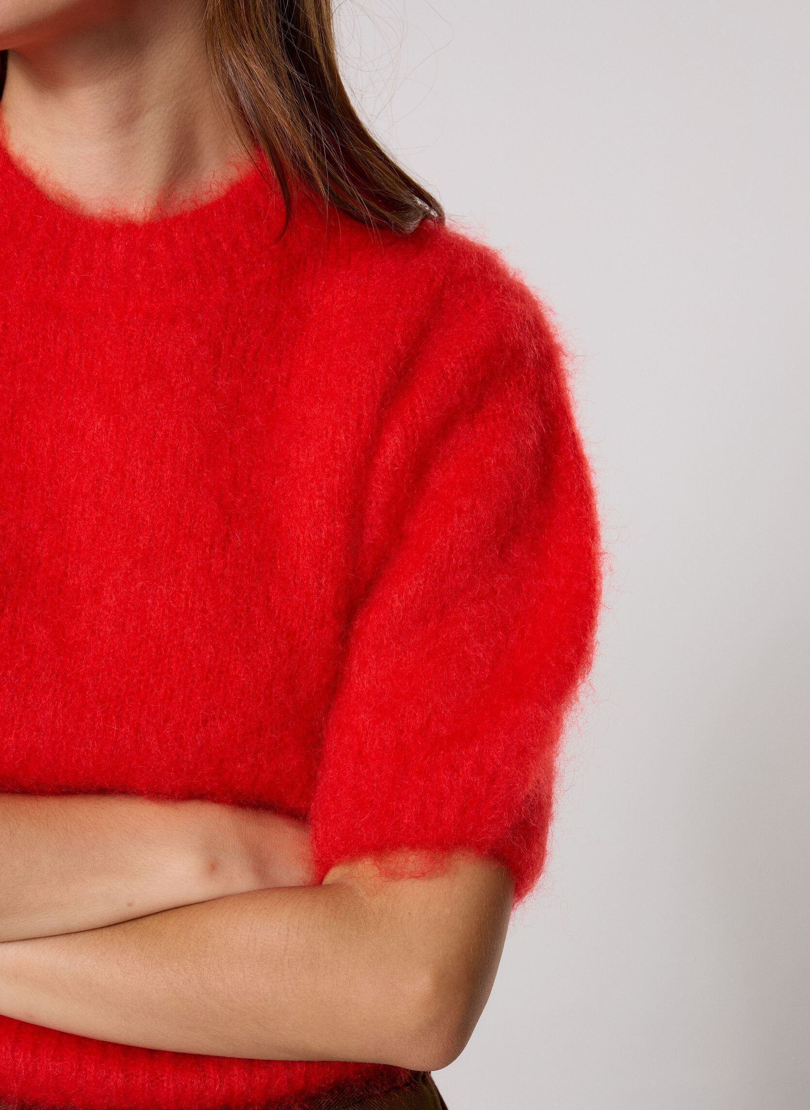 Truien Alexa dames rood Des Petits Hauts Truien Alexa dames rood ROUGE