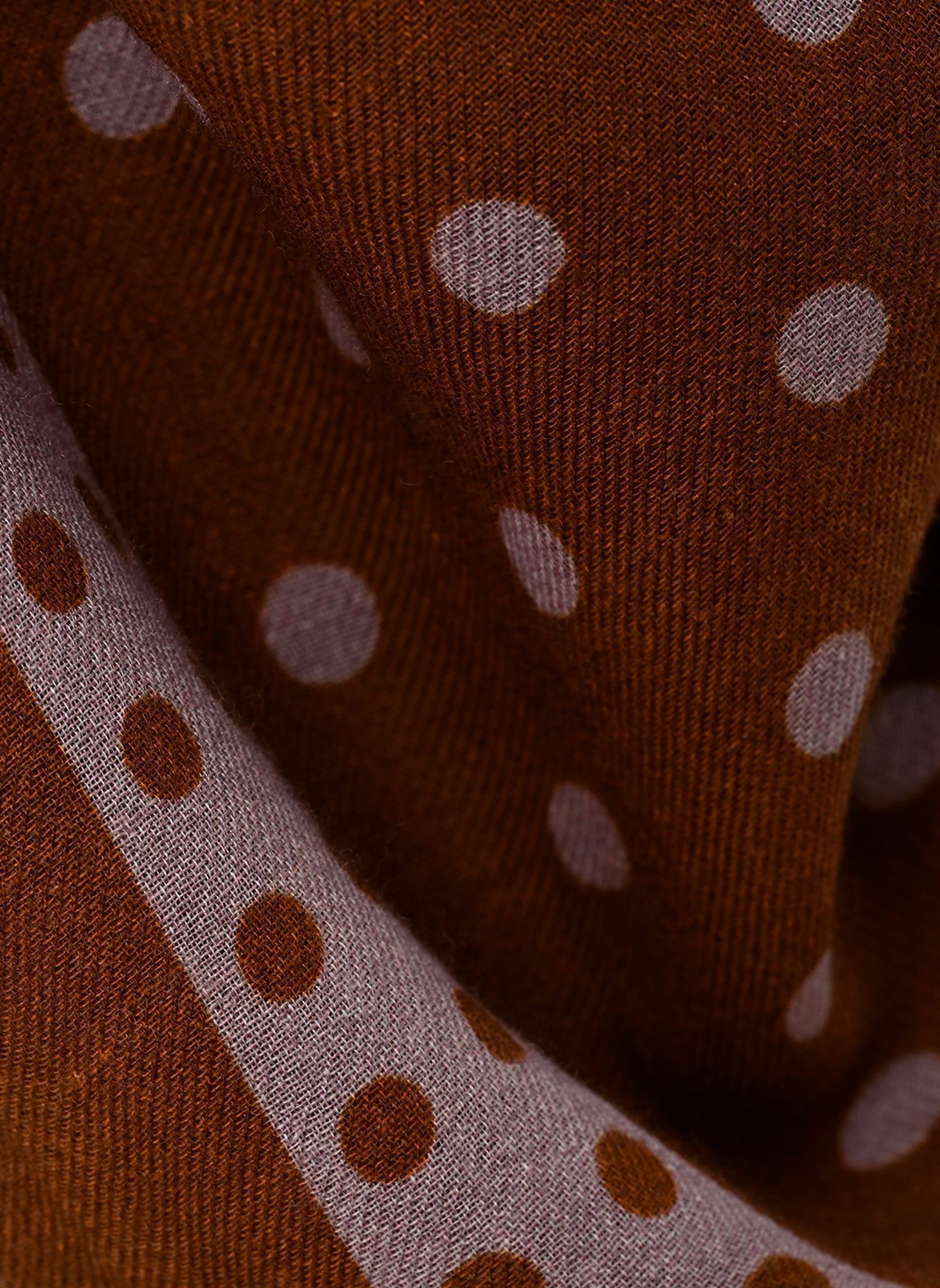 Echarpes et foulards Noix femme marron Des Petits Hauts Echarpes et foulards Noix femme marron POIS CHARDON