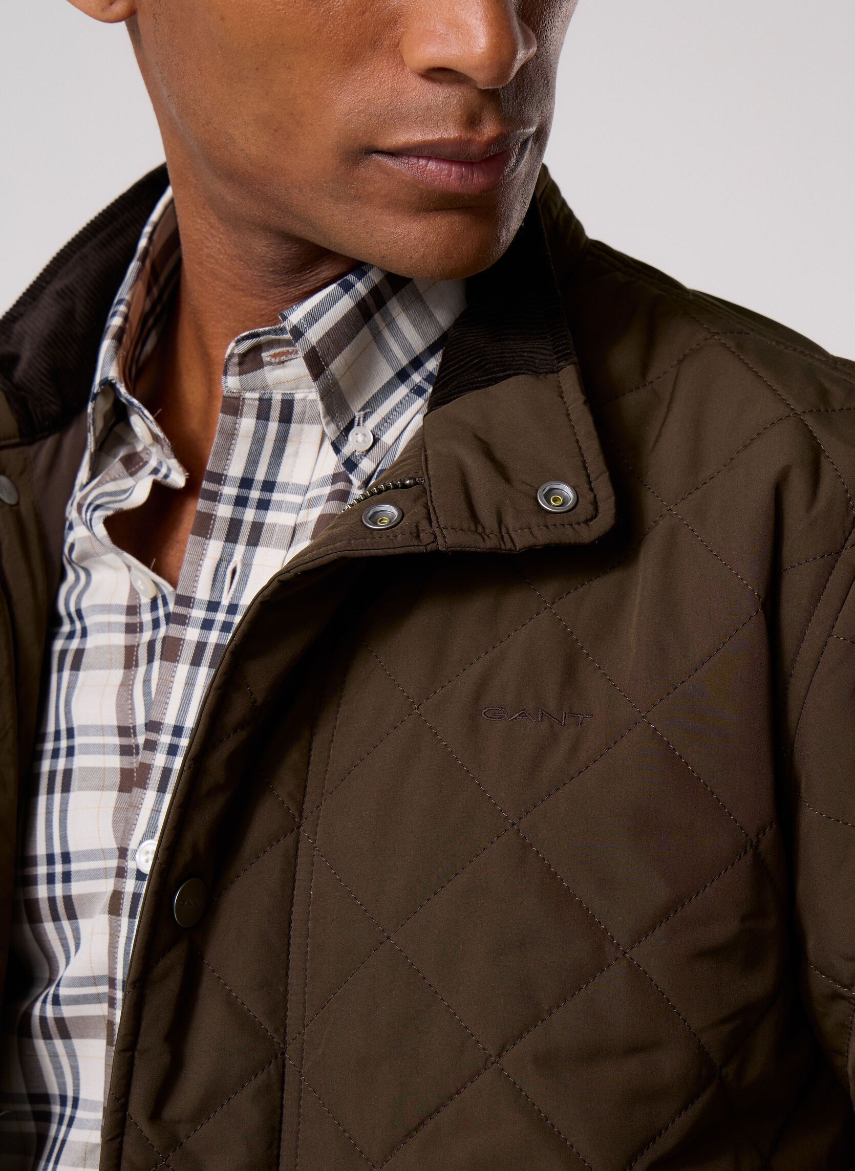 Vestes et manteaux Quilted Jacket homme marron GANT Vestes et manteaux Quilted Jacket homme marron BLACK BROWN