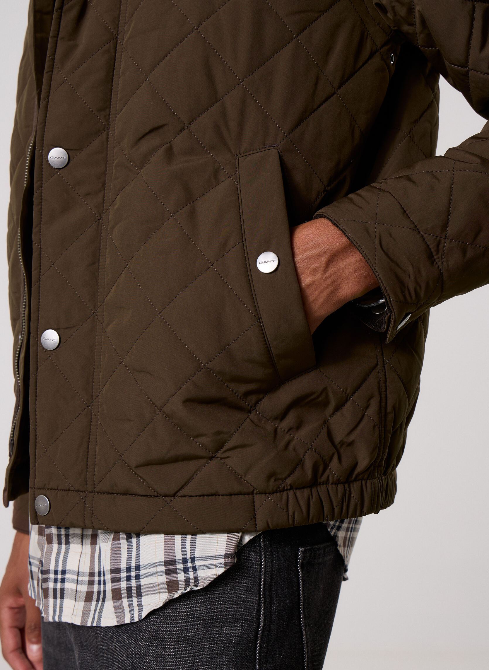 Vestes et manteaux Quilted Jacket homme marron GANT Vestes et manteaux Quilted Jacket homme marron BLACK BROWN