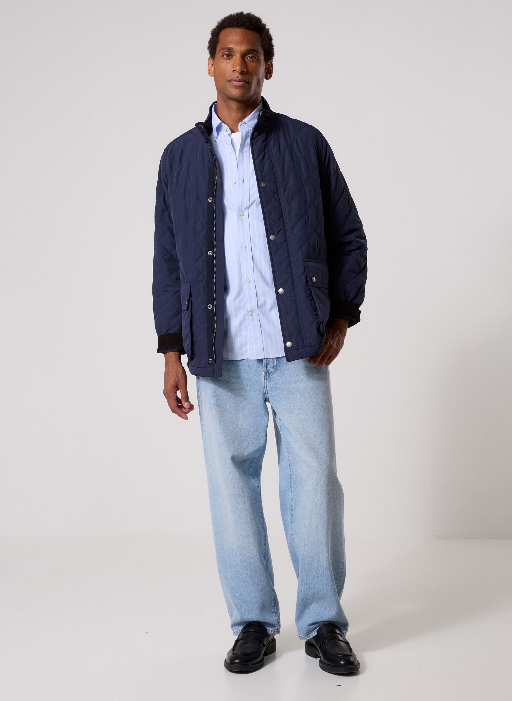 Vestes et manteaux Quilted Mid Jacket homme bleu GANT Vestes et manteaux Quilted Mid Jacket homme bleu EVENING BLUE