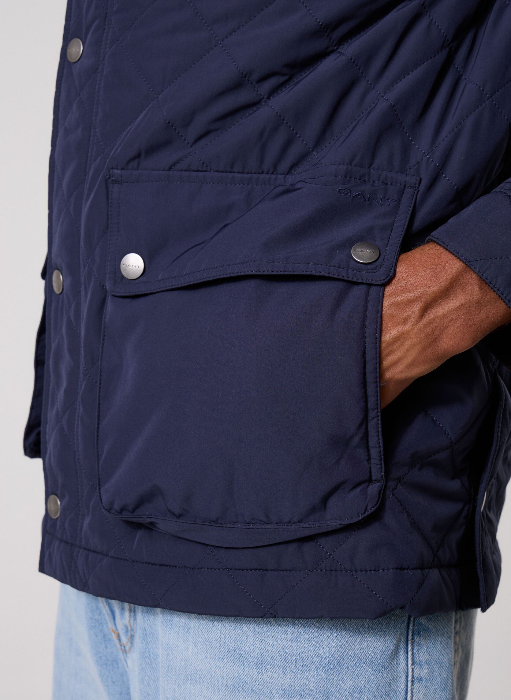 Vestes et manteaux Quilted Mid Jacket homme bleu GANT Vestes et manteaux Quilted Mid Jacket homme bleu EVENING BLUE