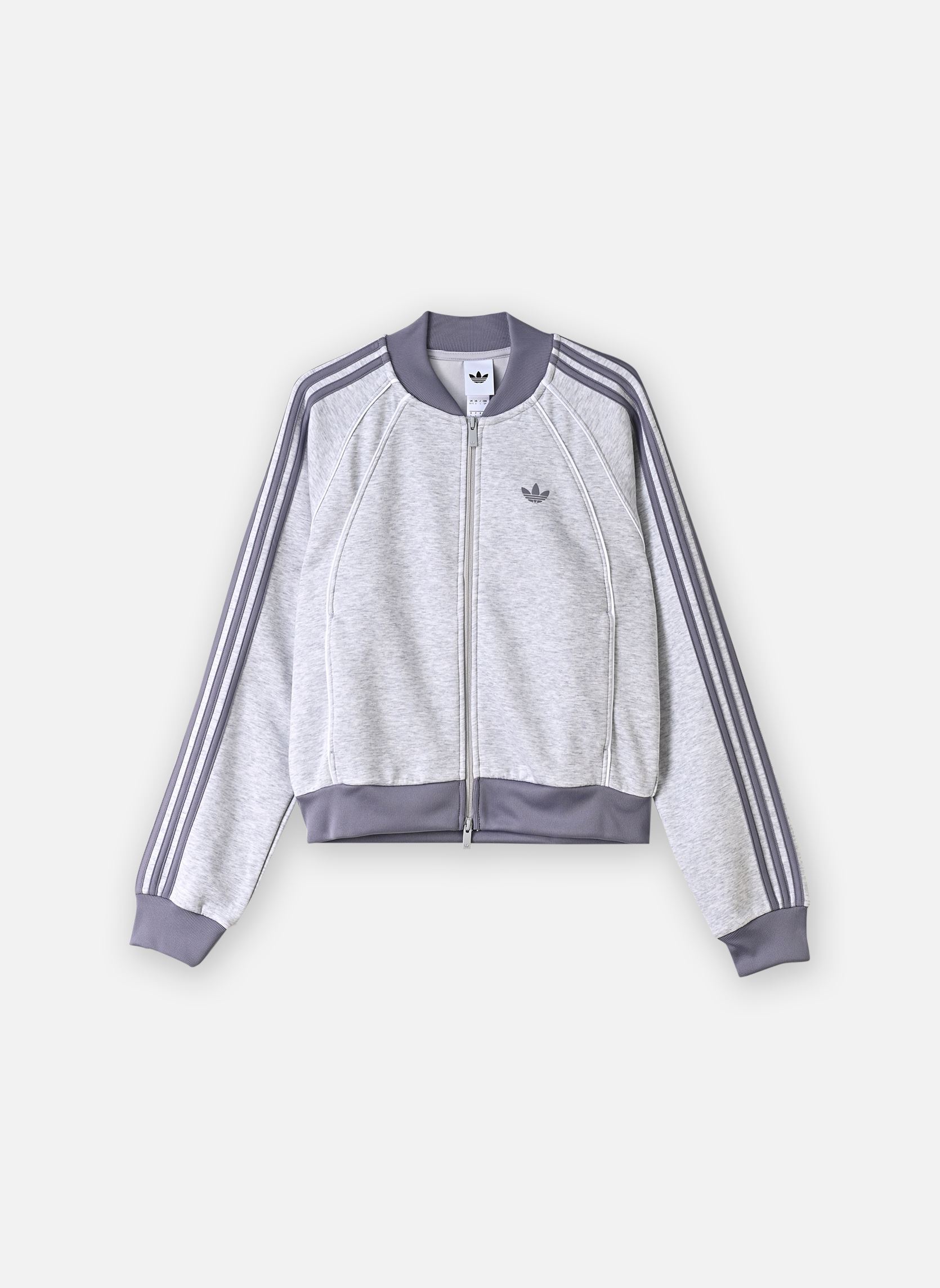 Sweater SST TRACK TOP A dames wit adidas originals Sweater SST TRACK TOP A dames wit LIGHT GREY HEATHER