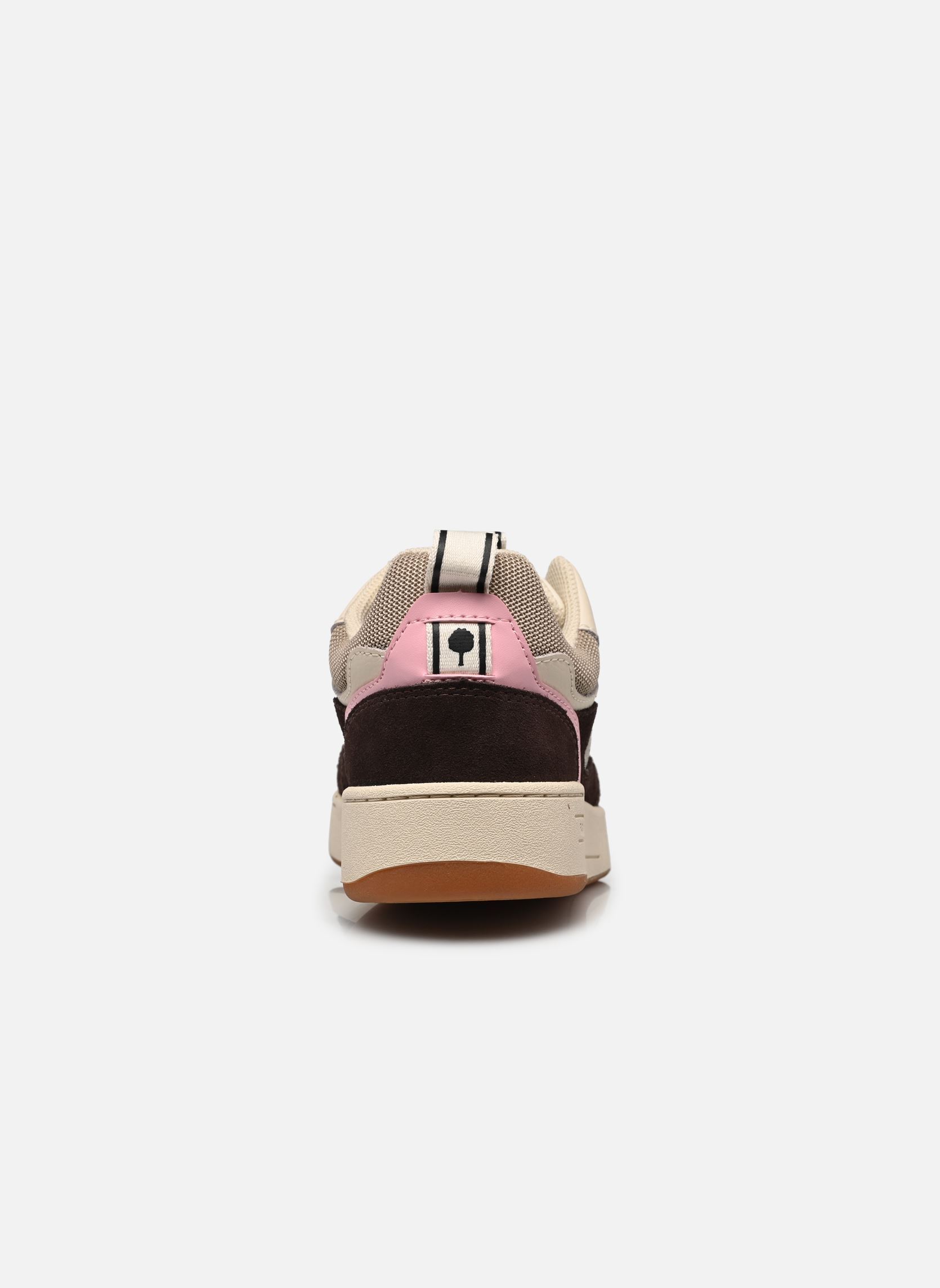 Baskets basses DAHLIA LEATHER SUEDE W femme marron Faguo Baskets basses DAHLIA LEATHER SUEDE W femme marron BROWN/PINK