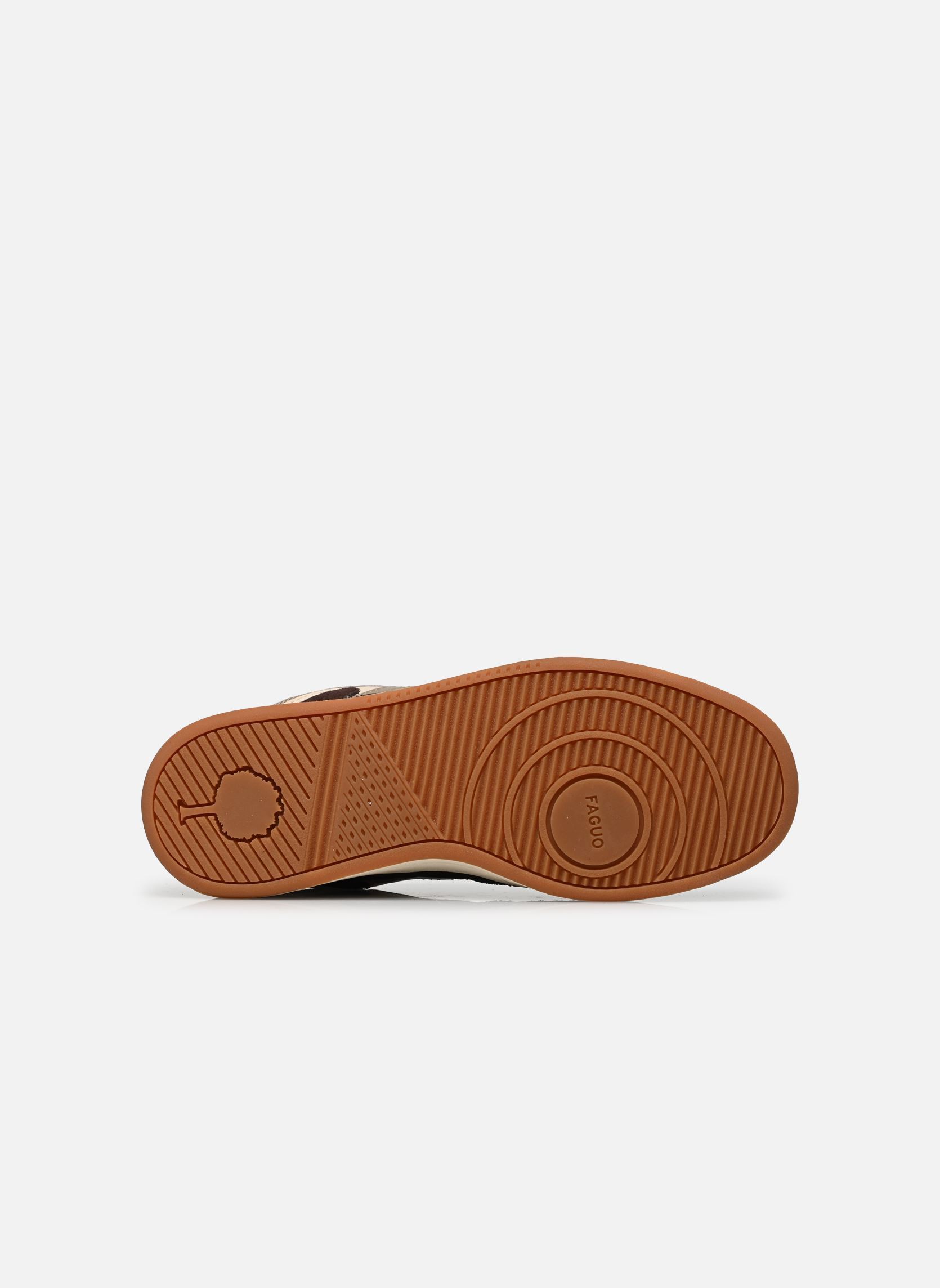 Baskets basses DAHLIA LEATHER SUEDE W femme marron Faguo Baskets basses DAHLIA LEATHER SUEDE W femme marron BROWN/PINK