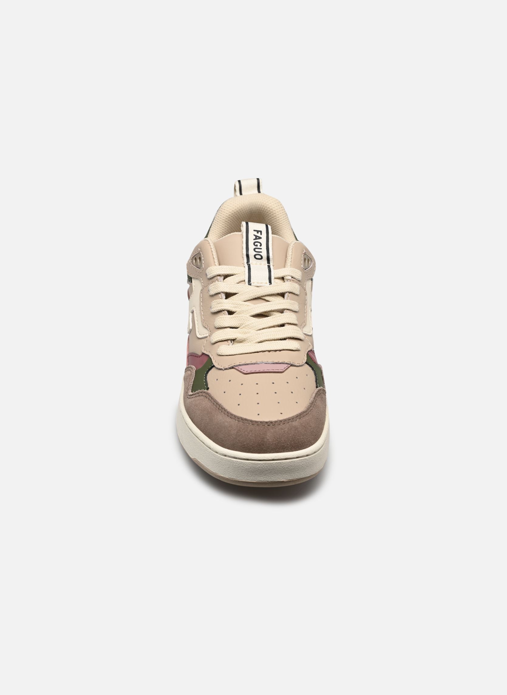 Baskets basses DAHLIA LEATHER SUEDE W femme multicolore Faguo Baskets basses DAHLIA LEATHER SUEDE W femme multicolore CREAM/LILAC