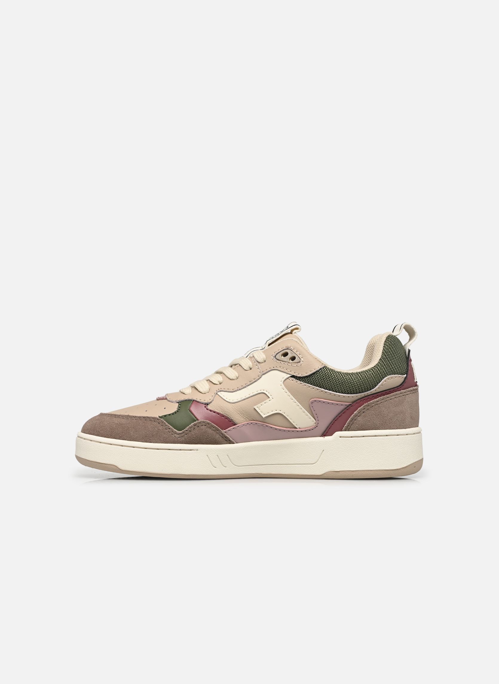 Baskets basses DAHLIA LEATHER SUEDE W femme multicolore Faguo Baskets basses DAHLIA LEATHER SUEDE W femme multicolore CREAM/LILAC