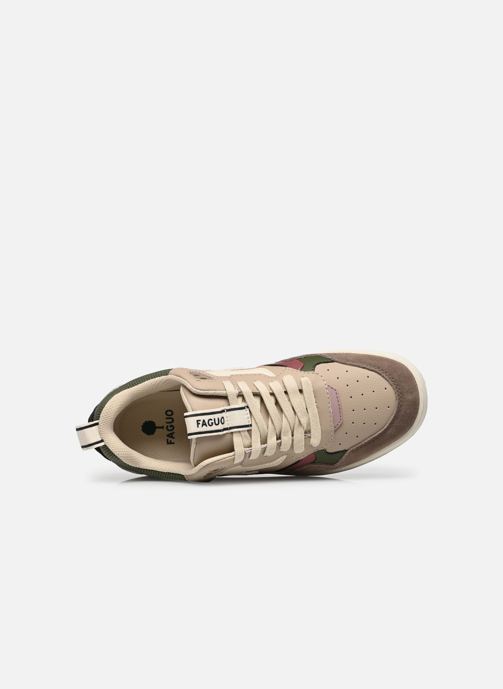 Baskets basses DAHLIA LEATHER SUEDE W femme multicolore Faguo Baskets basses DAHLIA LEATHER SUEDE W femme multicolore CREAM/LILAC