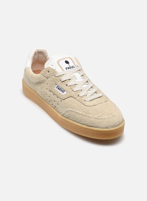 Faguo Lage sneakers LUMBO HAIRY SUEDE dames grijs