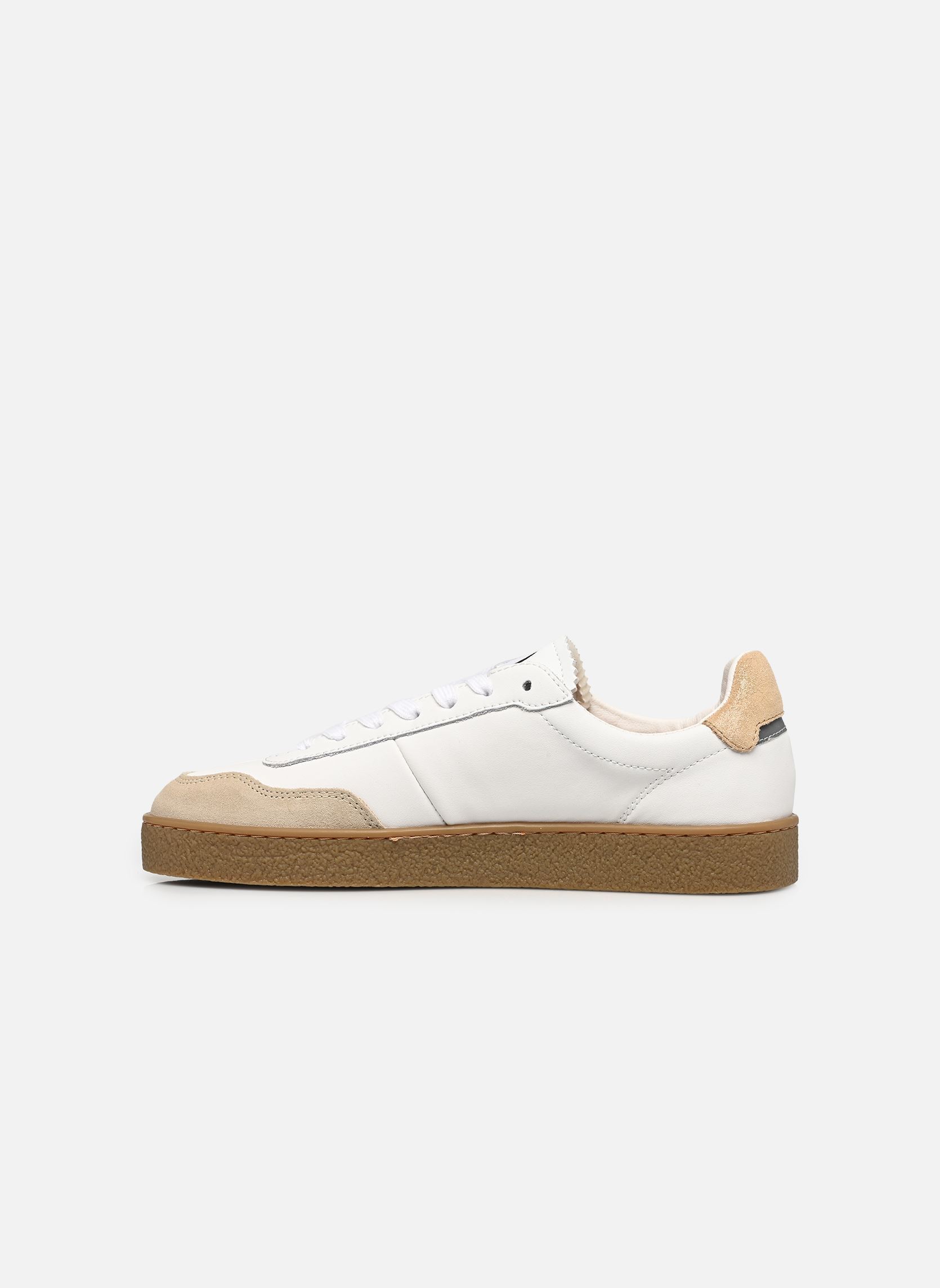 Baskets basses LUMBO LEATHER SUEDE W femme beige Faguo Baskets basses LUMBO LEATHER SUEDE W femme beige CREAM/GOLD