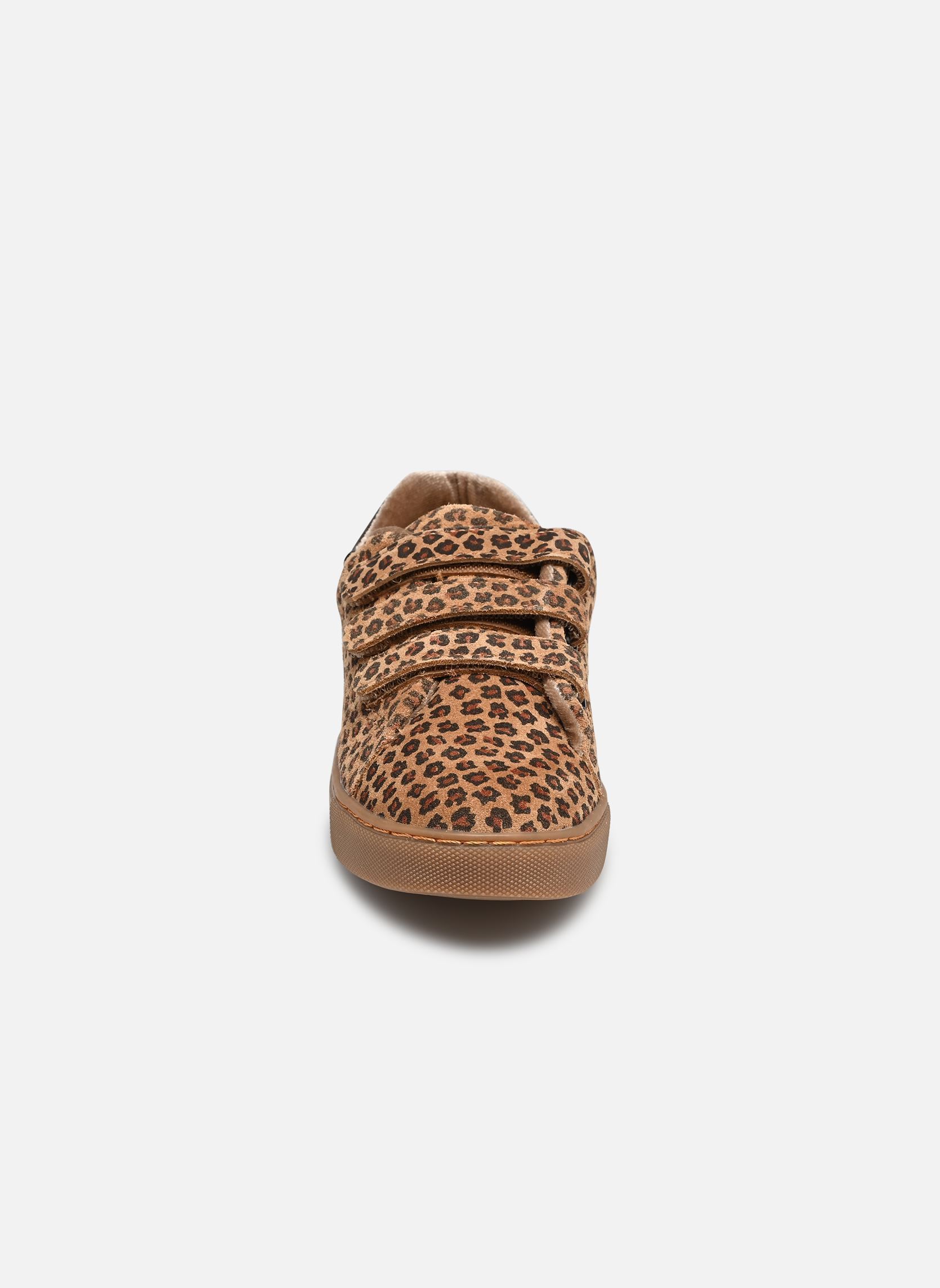 Niedrige Sneaker Basil Scratch mädchen braun Bonton Niedrige Sneaker Basil Scratch mädchen braun LEOPARD-BROWN