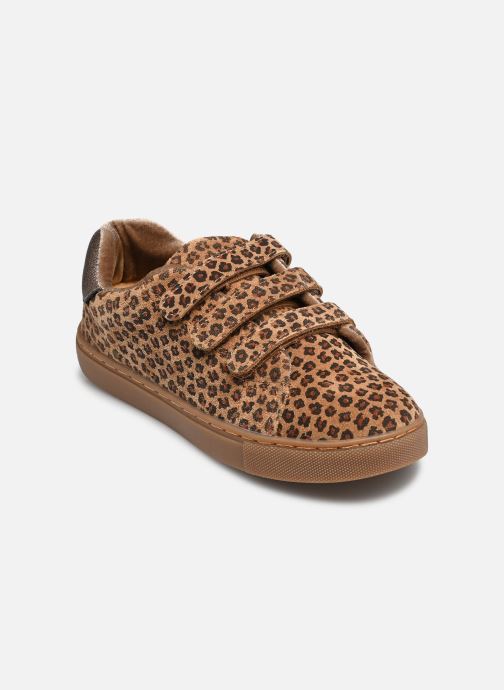 Bonton Niedrige Sneaker Basil Scratch mädchen braun