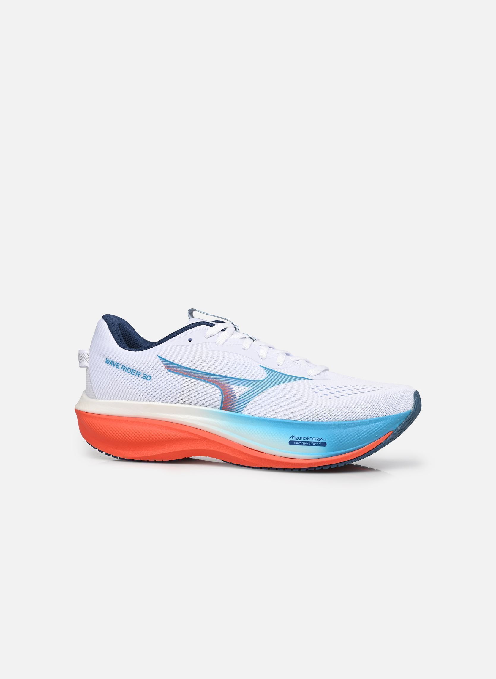 Zapatos deportivos WAVE RIDER 30 M hombre blanco Mizuno Zapatos deportivos WAVE RIDER 30 M hombre blanco WHITE/BLUE JEWEL/ORANGE.COM