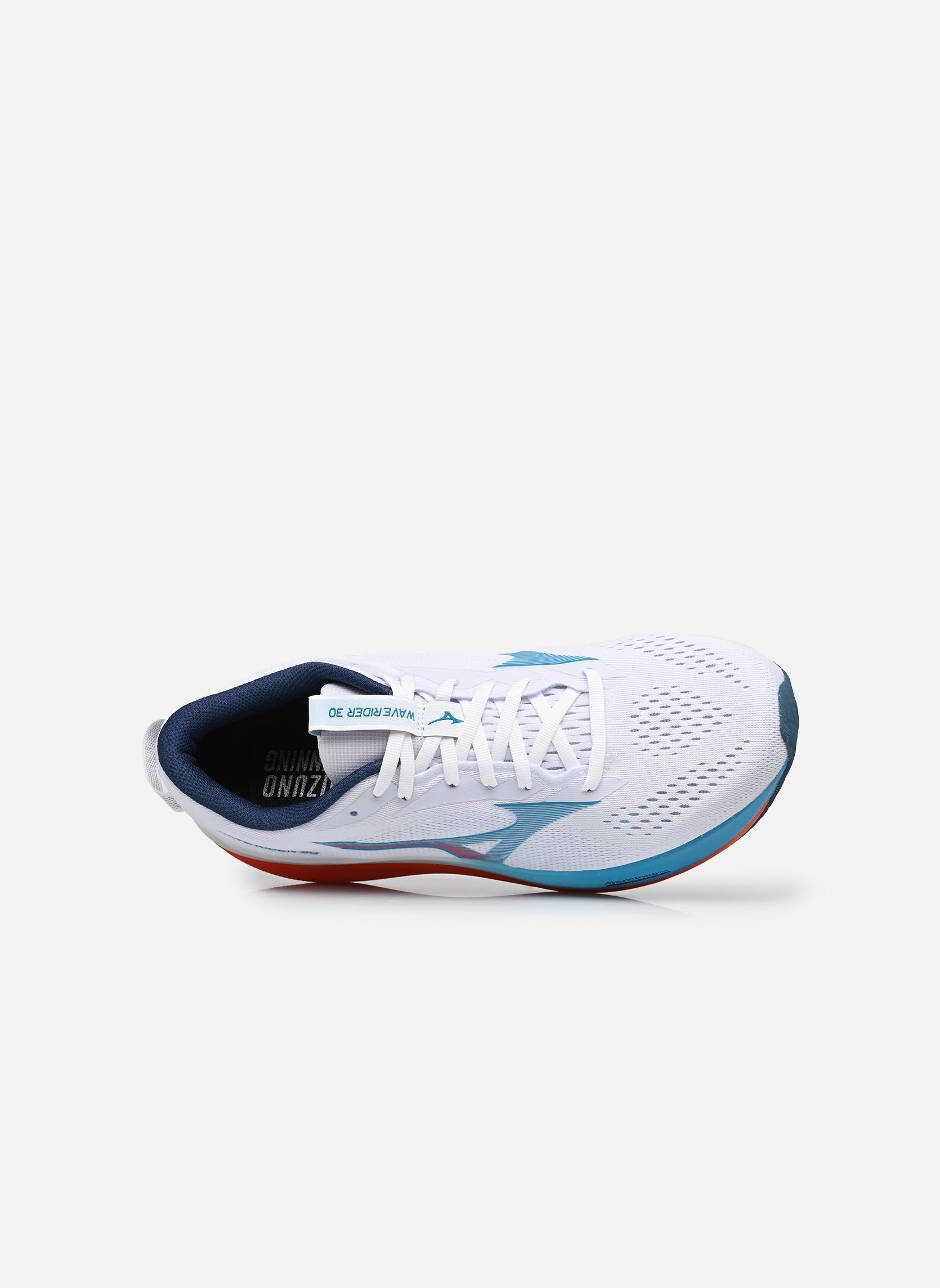 Zapatos deportivos WAVE RIDER 30 M hombre blanco Mizuno Zapatos deportivos WAVE RIDER 30 M hombre blanco WHITE/BLUE JEWEL/ORANGE.COM