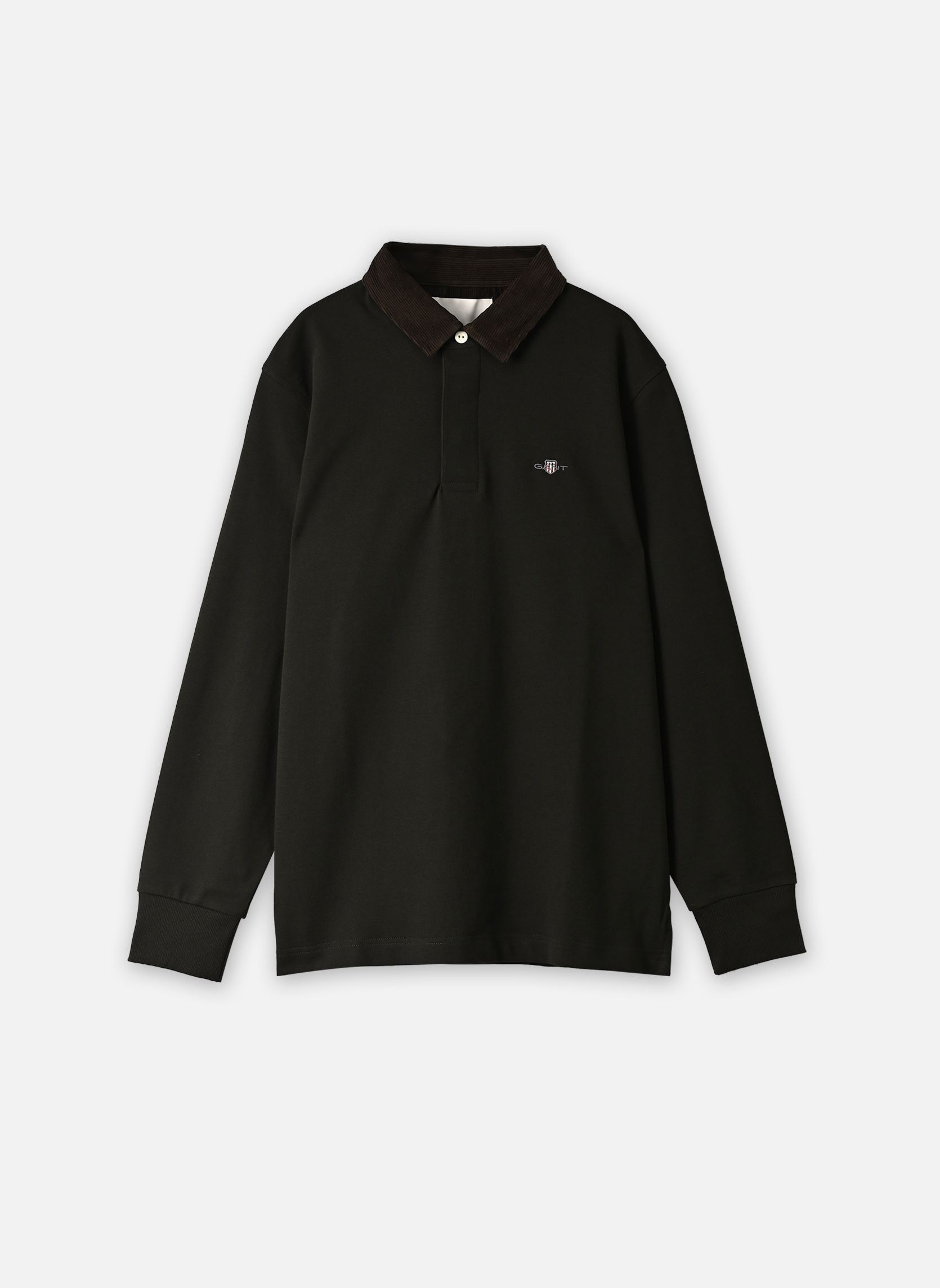 Polo's Cord Collar Rugger heren groen GANT Polo's Cord Collar Rugger heren groen DARK MOSS GREEN