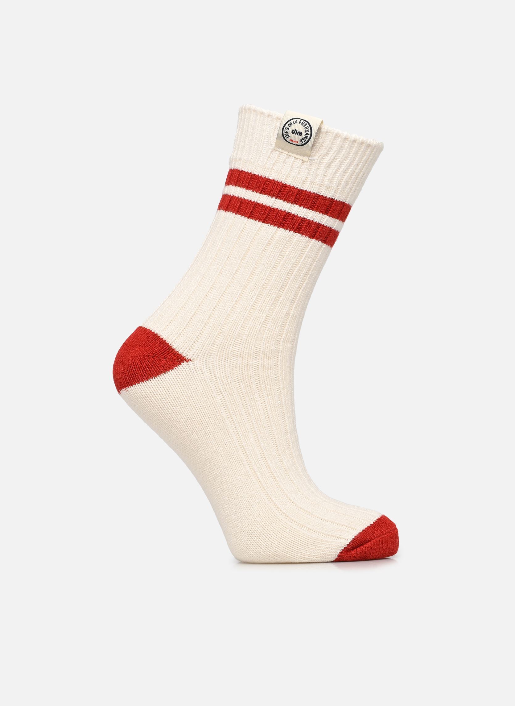 Chaussettes CREW SOCKS RIBS I femme multicolore Dim Chaussettes CREW SOCKS RIBS I femme multicolore IVOIRE